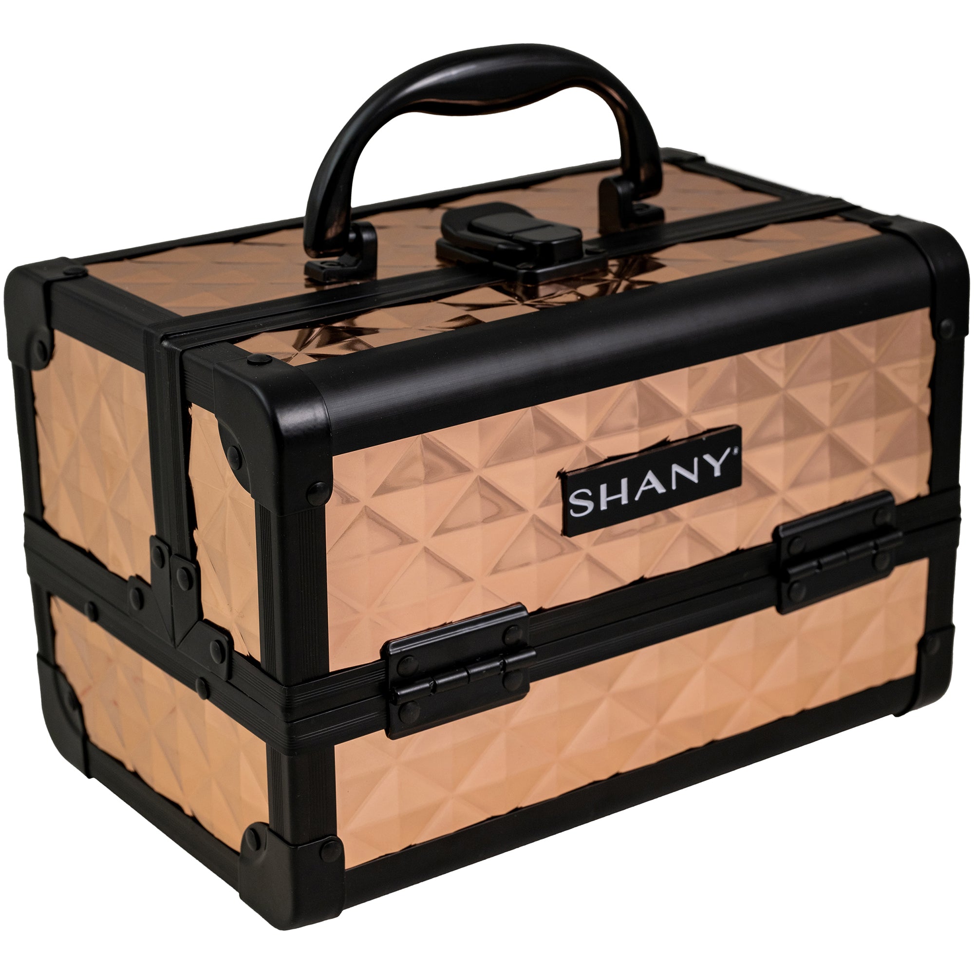 Professional Makeup Train Case with Mirror - Portable Cosmetic Organizer for Makeup Artists & Travel - Perfect for Salon, Home, and On-the-Go Beauty Needs