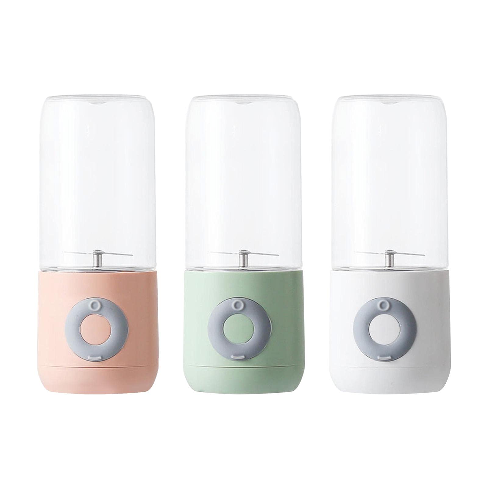 3-in-1 Portable USB Blender for Smoothies, Juices & Shakes - 6 Stainless Steel Blades, Travel-Ready Personal Blender with USB Cable - Perfect for Gym, Office, Camping & Road Trips