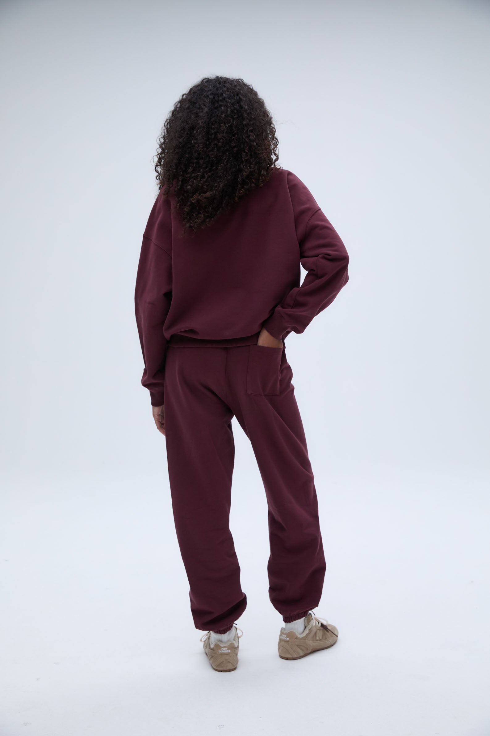 ADA Sweatpants for Women - Soft & Comfortable Burgundy Joggers with Pockets - Perfect for Lounge, Yoga, and Running