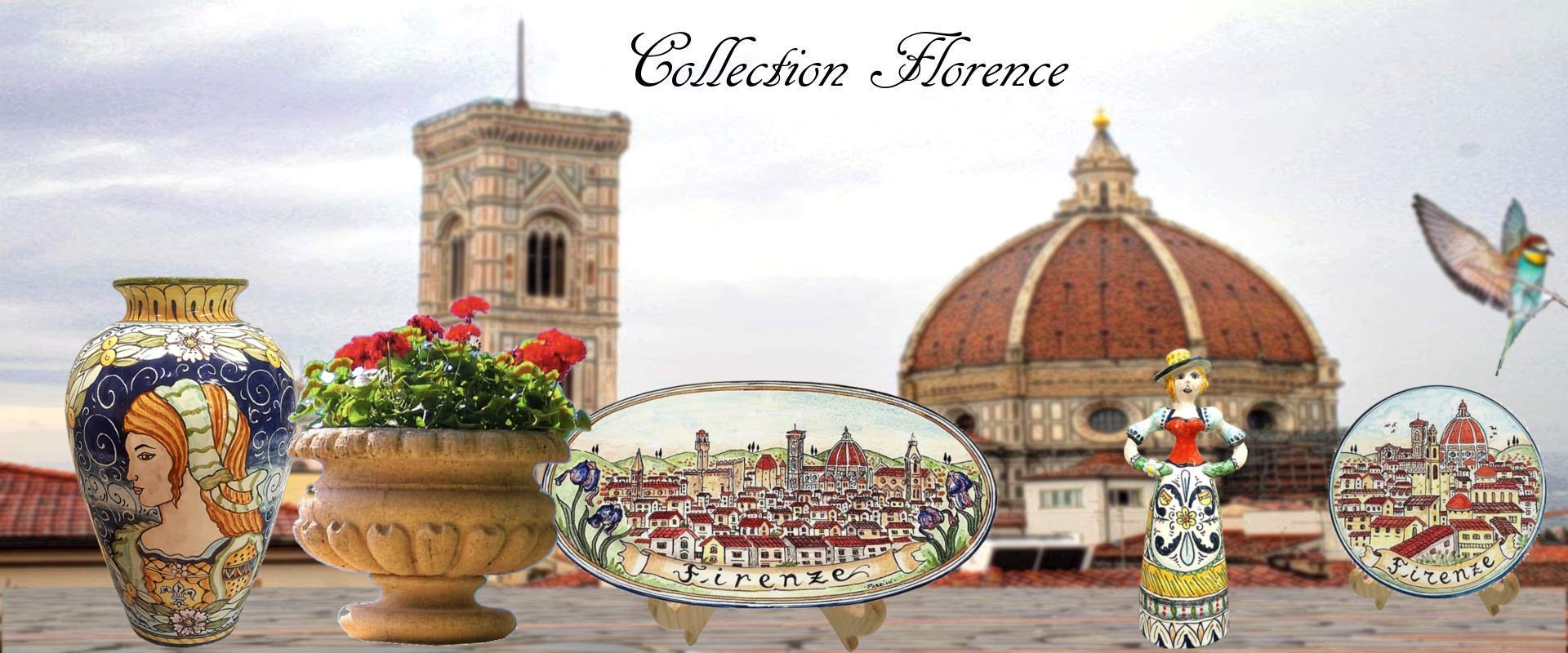 Handmade Italian Ceramic Art Tile Pottery - CERAMICHE D'ARTE PARRINI Tuscan Collection, Old Bridge Florence Design, Authentic Italy Craftsmanship | Perfect for Kitchen Backsplash, Bathroom Decor & Mediterranean Home Accents