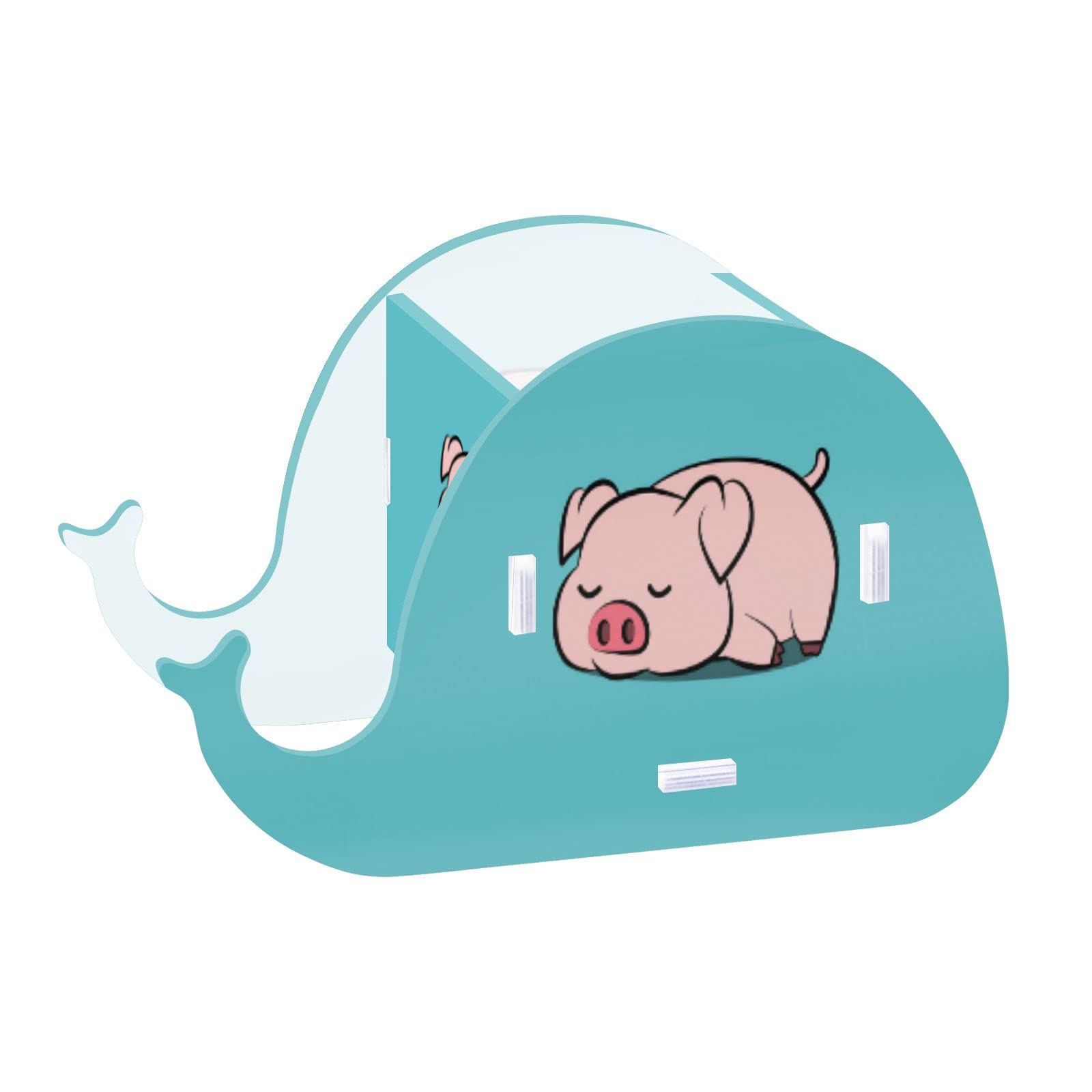 Vintage Pig Cartoon Pencil Holder - Multifunctional Desk Organizer with Phone Stand & Storage Box for School, Office, Home | Cute Desk Decor for Stationery, Pens, and Phone Accessories