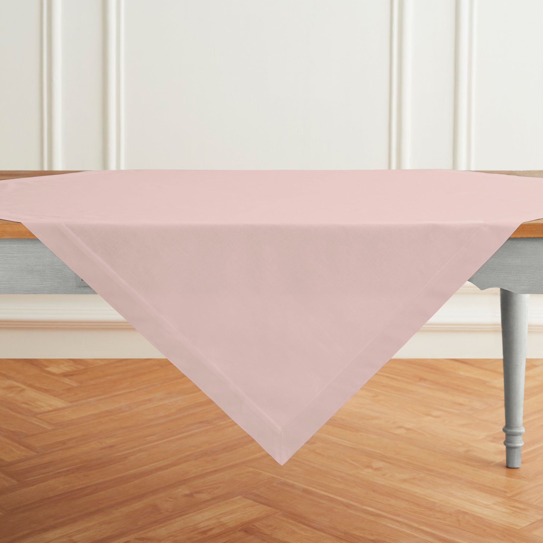 Premium Dru Cotton Linen Table Throw - Soft & Durable Table Cover for Dining Room, Kitchen, or Outdoor Picnic - Elegant Home Decor & Party Tablecloth