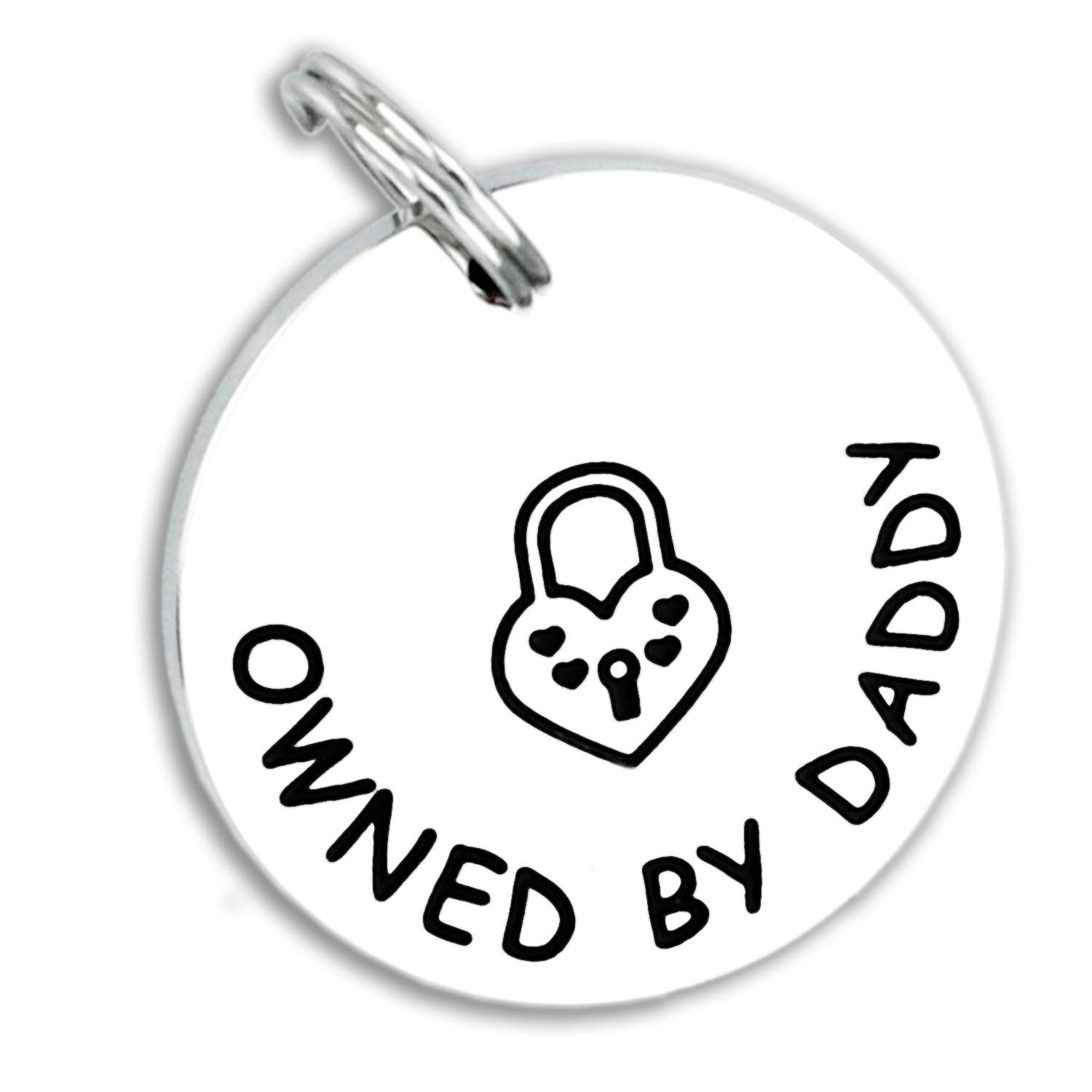 Kivosliviz Personalized Daddy Keychain - Custom Engraved Gift for Dad, Father's Day, Birthday - Perfect for Car Keys, House Keys & Everyday Use