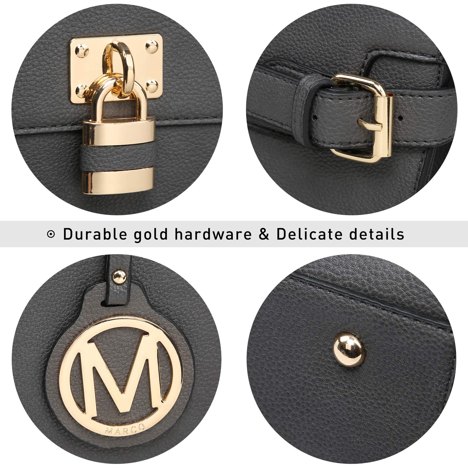 MKP Women's Fashion Satchel Handbag - Top Handle Tote Shoulder Bag for Work & Daily Use with Matching Wristlet Wallet | Perfect for Office, Travel & Shopping