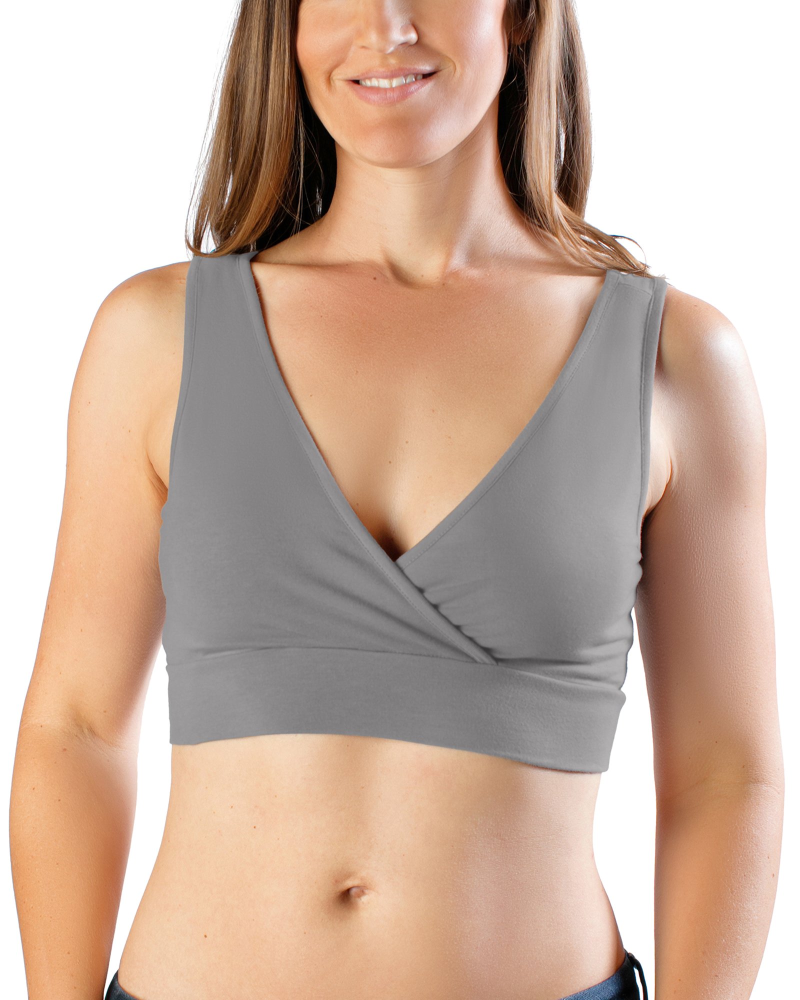 Kindred Bravely Organic Cotton Maternity & Nursing Sleep Bra - Wireless Comfort for Pregnancy & Breastfeeding | Soft Support for Nighttime & Lounge Wear