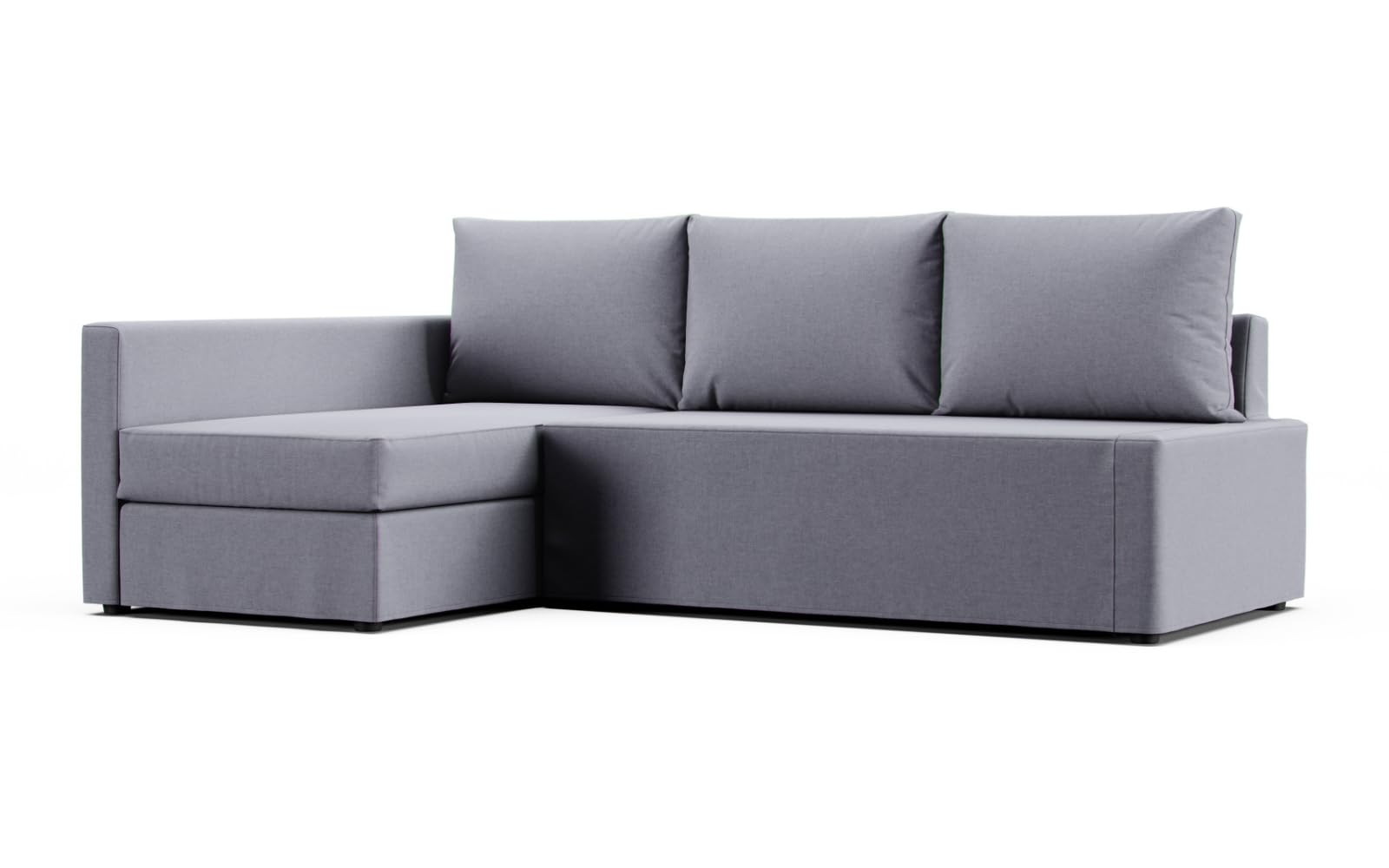 Custom Friheten Couch Cover Replacement Slipcover - Perfect Fit for IKEA Friheten Sofa Bed Sleeper (Left Chaise) | Durable Fabric Protector for Living Room, Home Theater & Guest Room