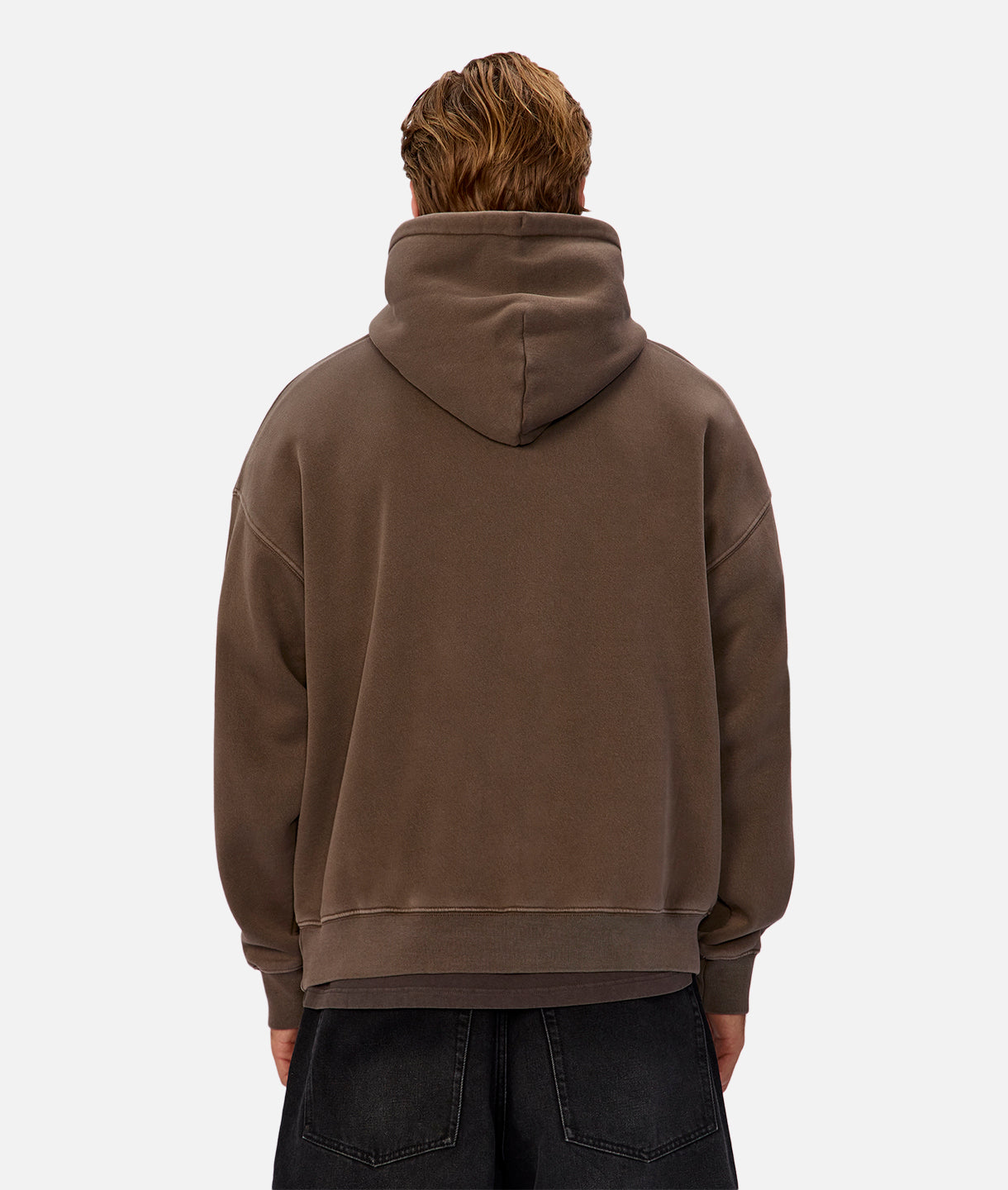 Premium Del Sur Washed Hoodie for Men & Women - Soft Cotton Blend, Relaxed Fit, Mocha Brown - Perfect for Casual Wear, Outdoor Adventures & Cozy Loungewear