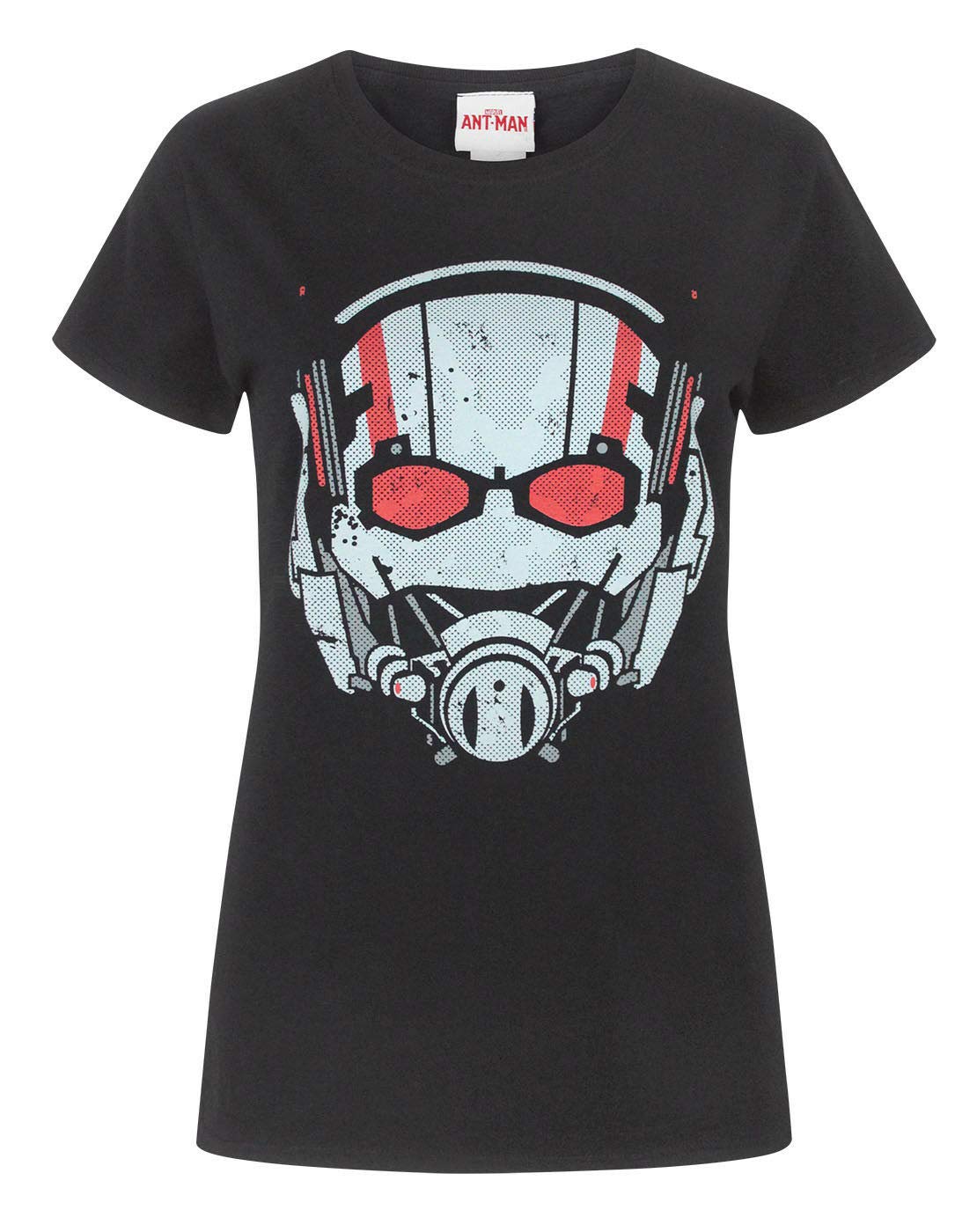 Marvel Ant-Man Women's Graphic T-Shirt - Black Superhero Tee for Casual Wear & Comic Con