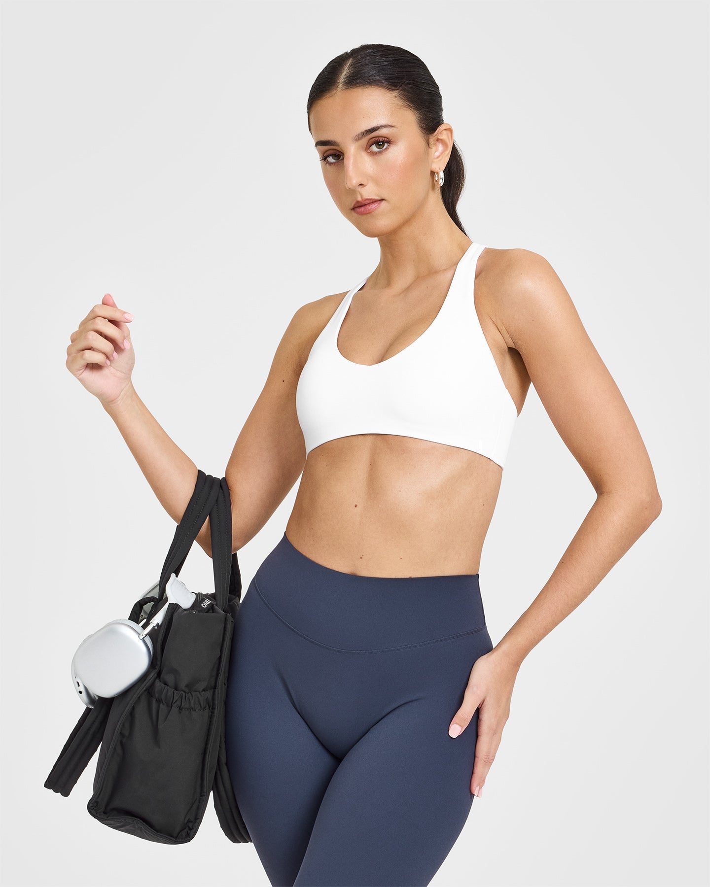 SoftMotion™ High Waist Yoga Leggings for Women - True Blue - Comfortable & Stretchy Workout Pants for Running, Gym & Lounge