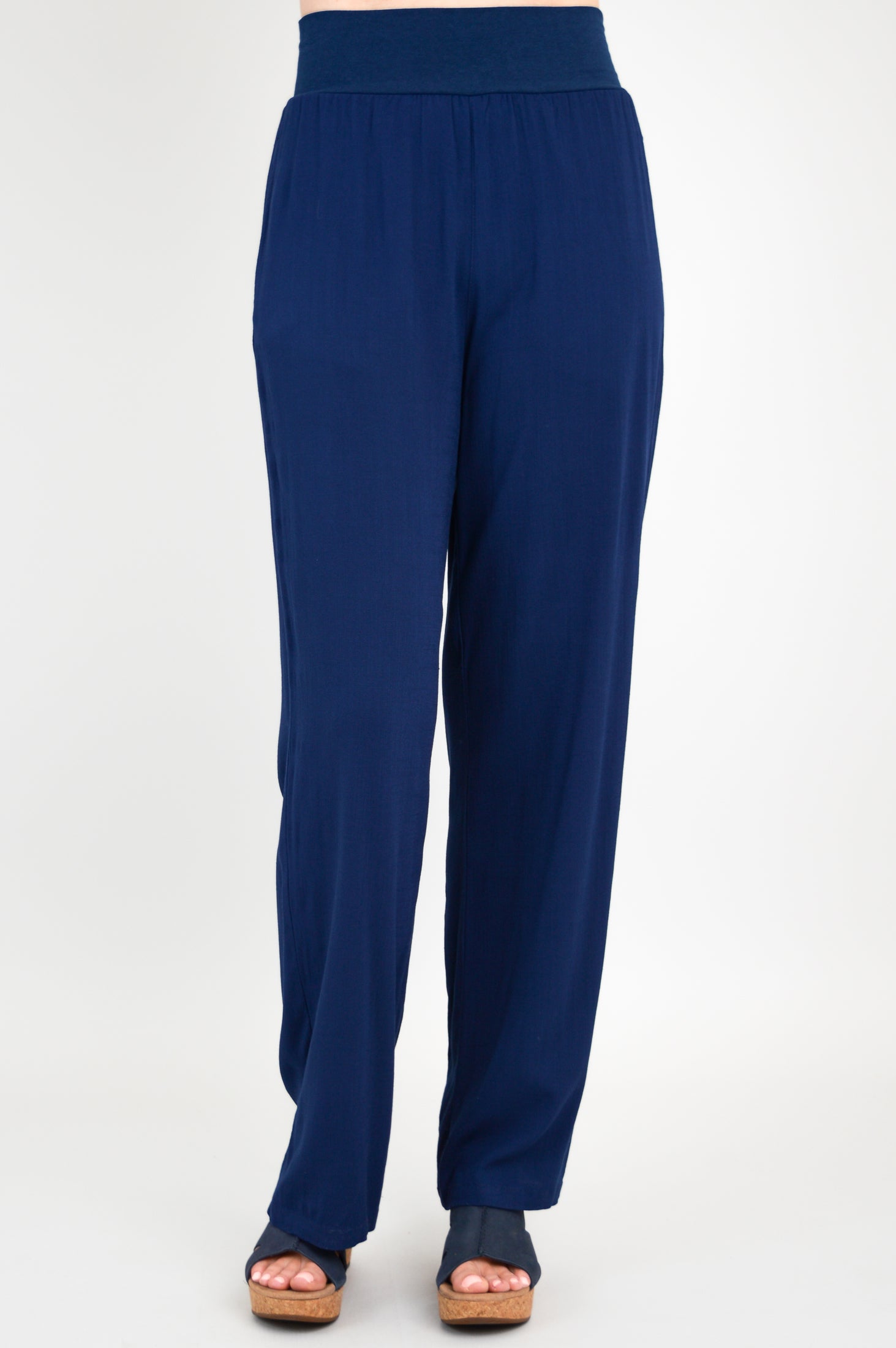 Landon Men's Linen Bamboo Pants - Comfortable & Breathable Indigo Casual Trousers for Outdoor Activities & Relaxation