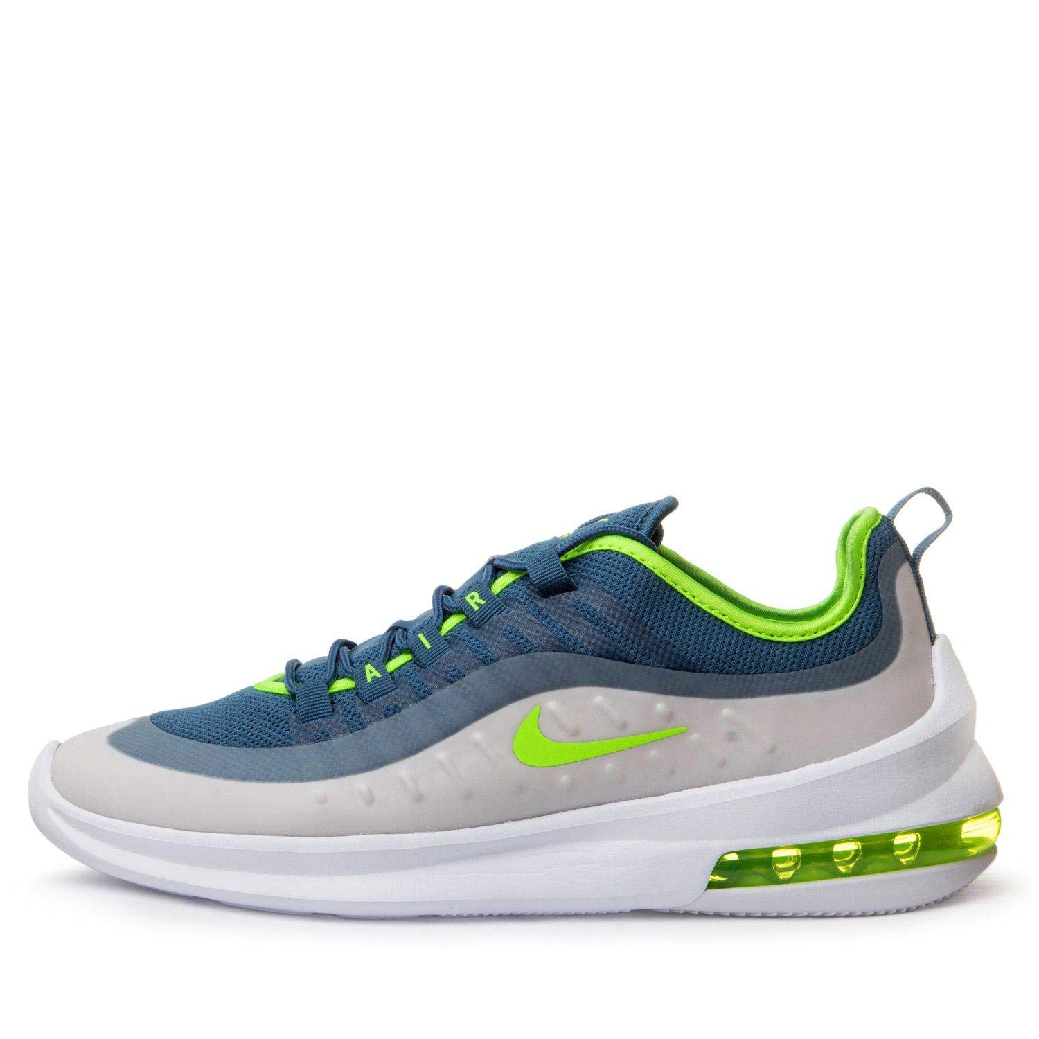 Nike Men's AIR MAX AXIS Running Shoes - White/Ghost Green Thunderstorm - Size 10.5 - Lightweight Cushioned Sneakers for Jogging, Gym & Casual Wear
