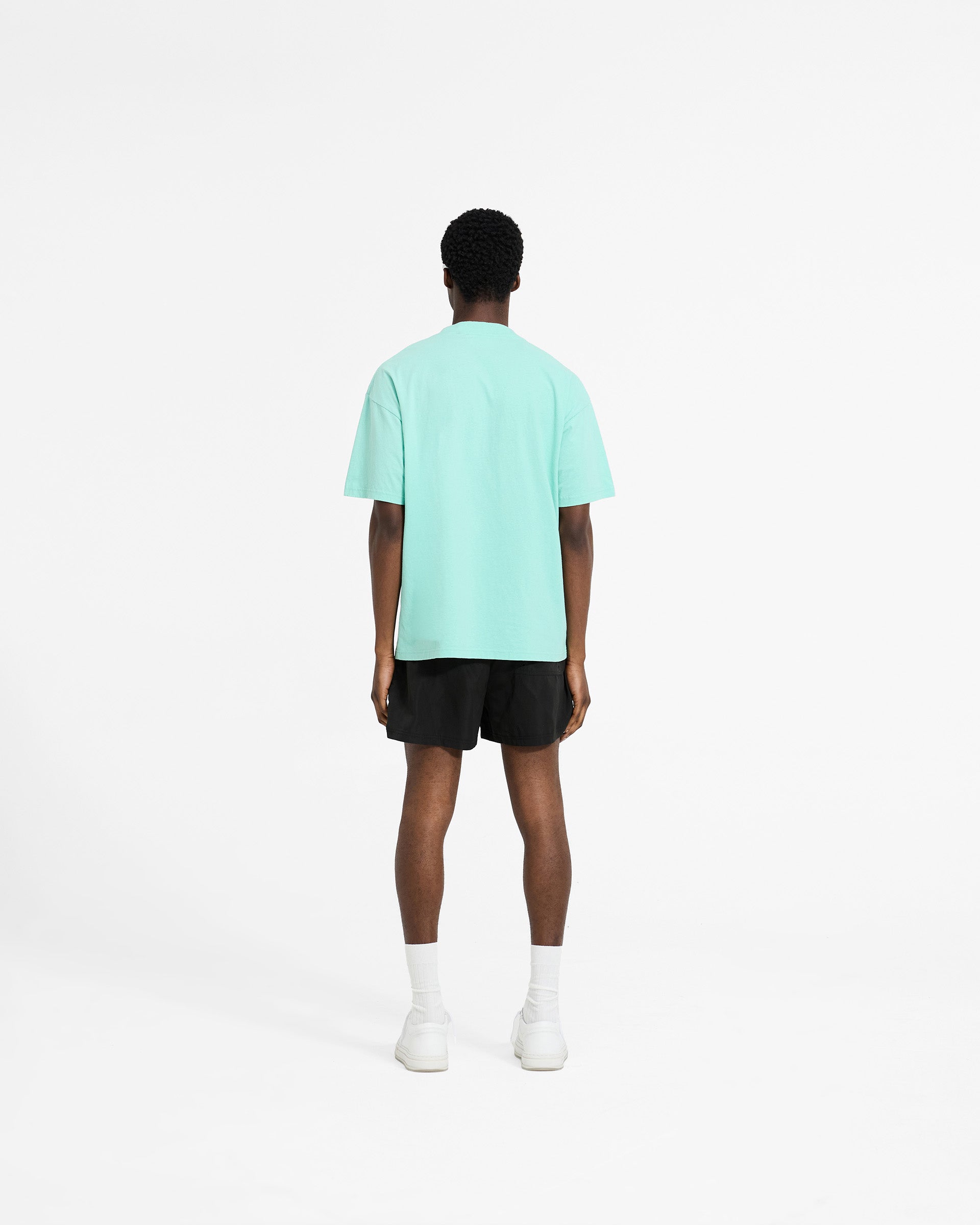 Permanent Vacation Pocket T-Shirt - Electric Mint Green | Casual Wear for Travel & Everyday Comfort