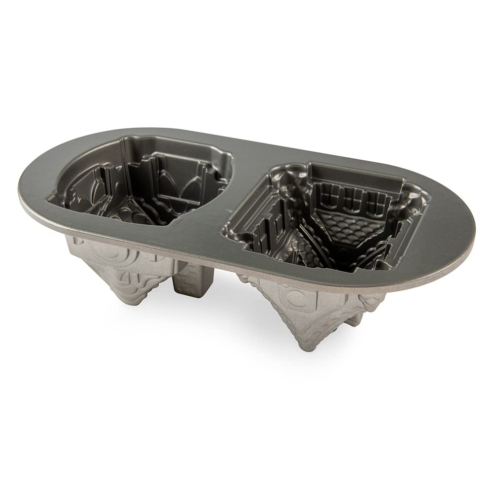 Nordic Ware Gingerbread House Duet Pan Set - Nonstick Bakeware for Holiday Cookie Making, Christmas Baking, and Festive Desserts | Perfect for Gingerbread Houses, Cookies, and Seasonal Treats