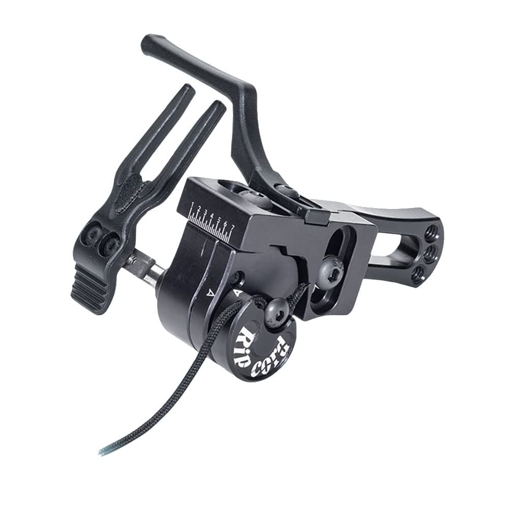 Ripcord Max Arrow Rest - Right Hand Black | Precision Bow Hunting Accessory for Target Practice & Outdoor Sports