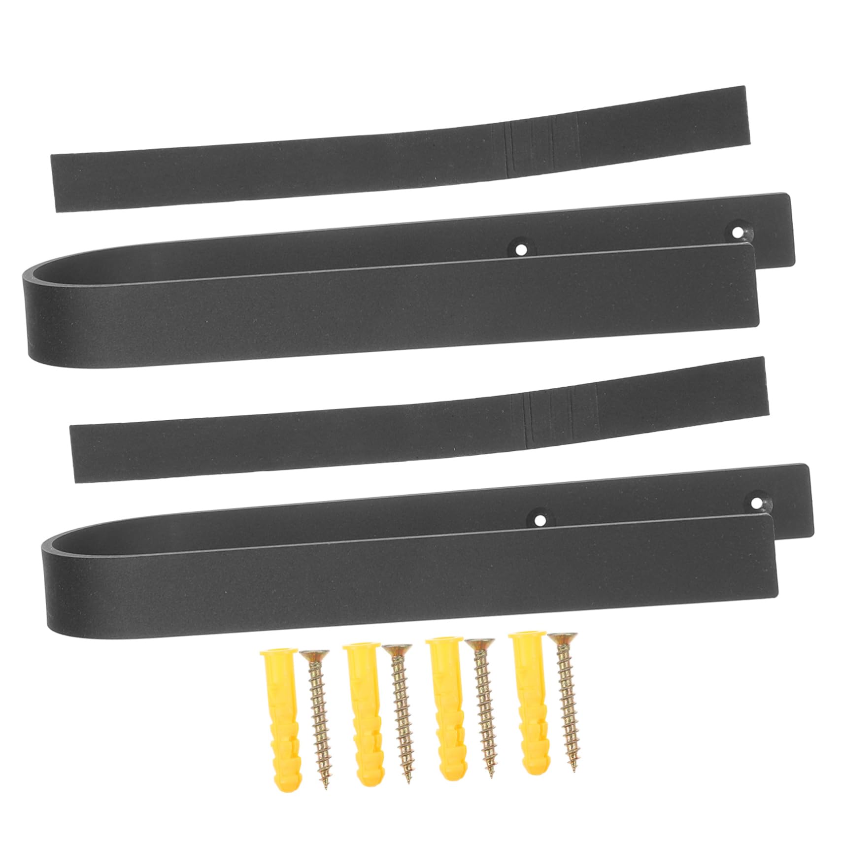 PRETYZOOM 2-Pack Heavy Duty Skateboard Wall Mount Hooks - Durable Metal Snowboard Storage Rack for Ski & Skateboard Organization - Space Saving Indoor Sports Gear Hanger for Garage, Bedroom & Playroom