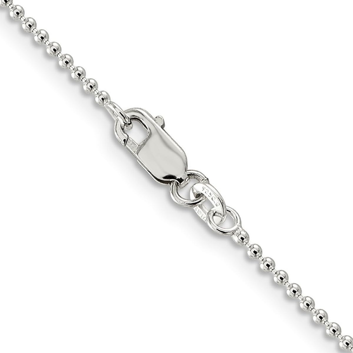 925 Sterling Silver Hollow Polished Chain Necklace 16 Inch 1.5mm - Dainty Lobster Claw Necklace for Women & Men | Elegant Everyday Jewelry, Perfect for Gifts, Date Nights and Special Occasions