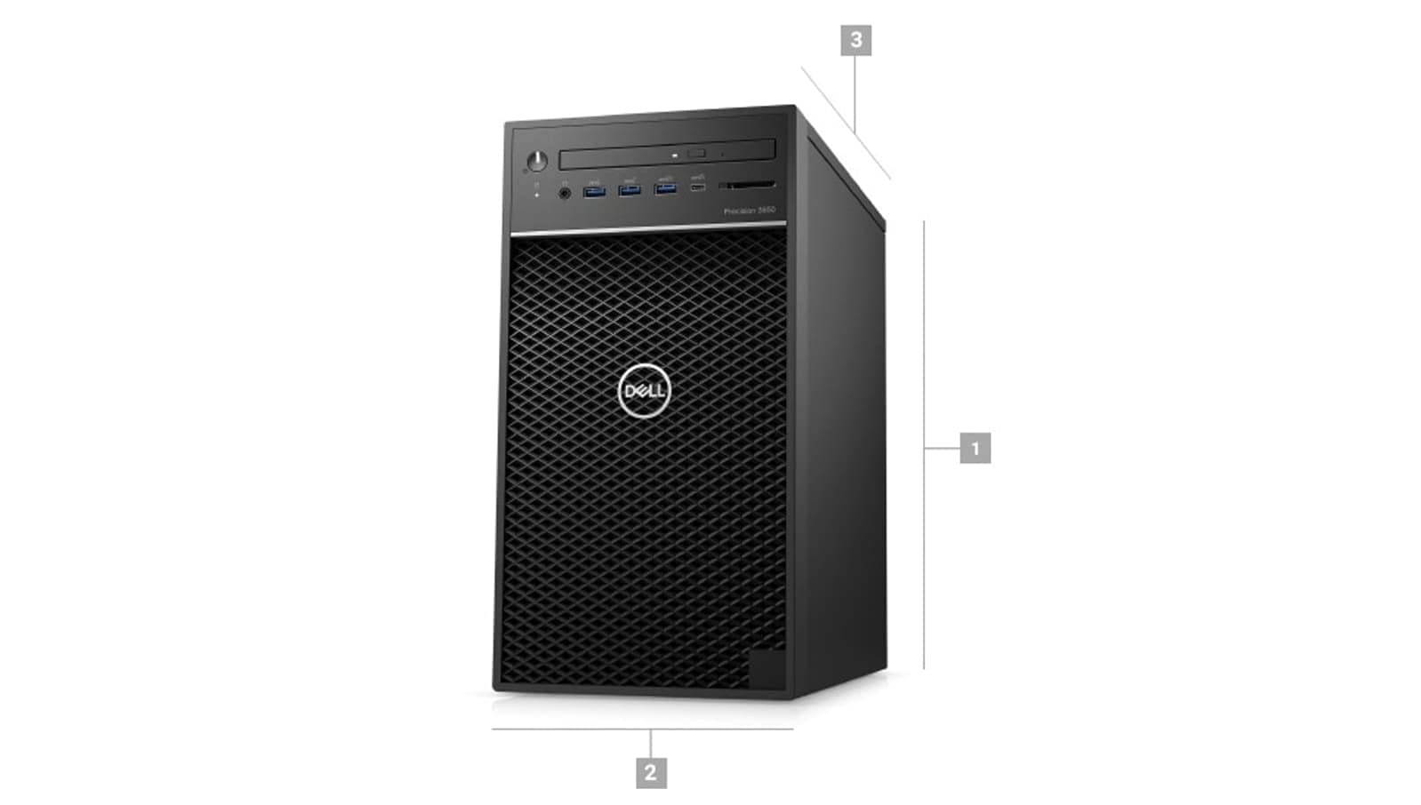 Dell Precision 3650 Workstation Desktop PC | Intel Core i7-11700 Processor (8 Cores up to 4.9GHz) | 64GB RAM | 2TB SSD | NVIDIA Quadro P1000 4GB GDDR5 | Windows 11 Pro | Black - Perfect for 3D Modeling, Video Editing & CAD Design