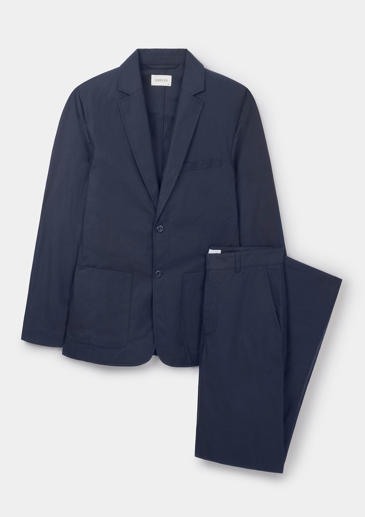Navy Blue Cotton Linen Blazer for Women - Lightweight Summer Business Casual Jacket - Perfect for Office Wear, Weddings & Formal Events