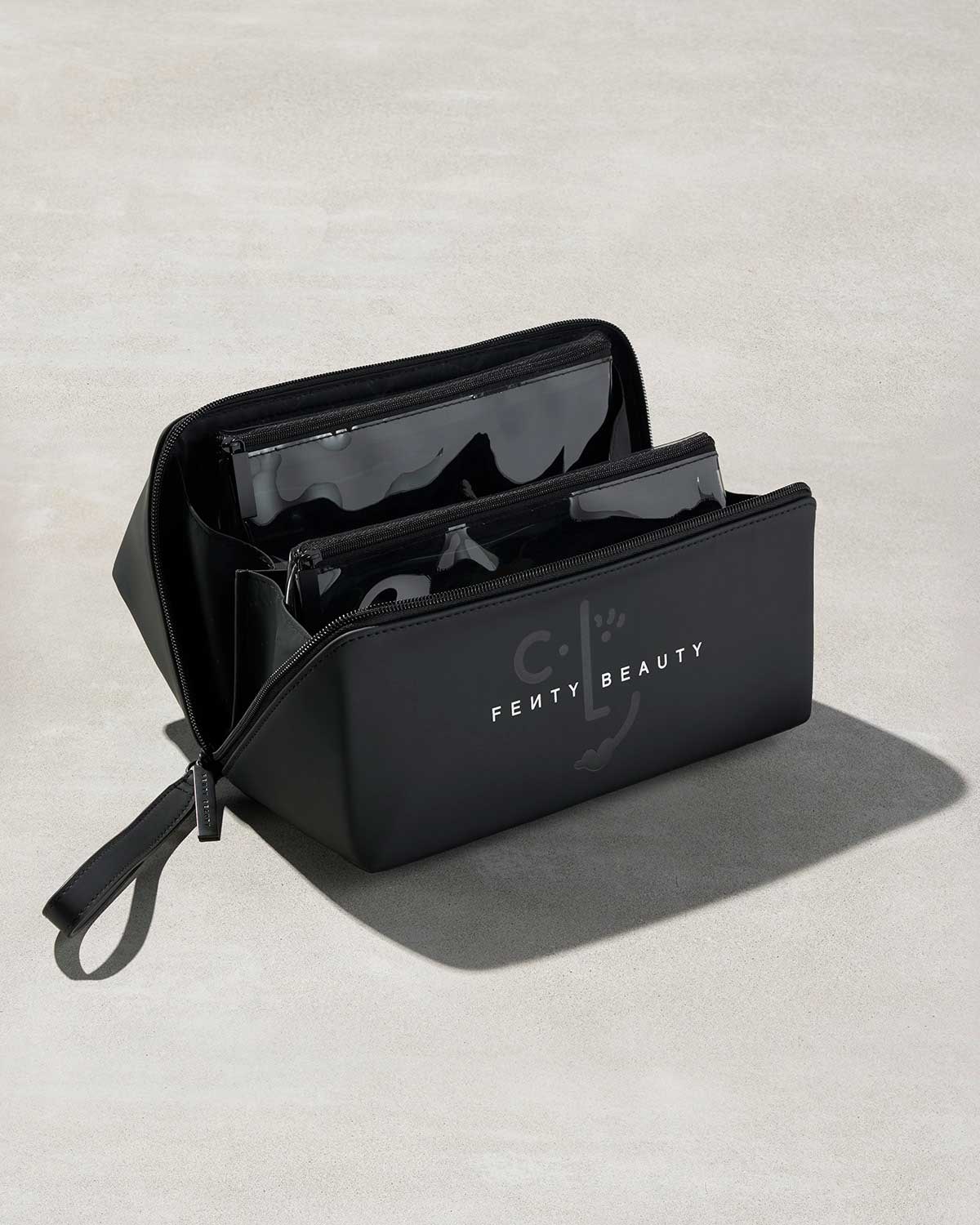 CLF 3 Piece Makeup Bag Set - Waterproof Cosmetic Organizer for Travel, Gym & Daily Use | Perfect for Makeup Brushes, Toiletries & Essentials