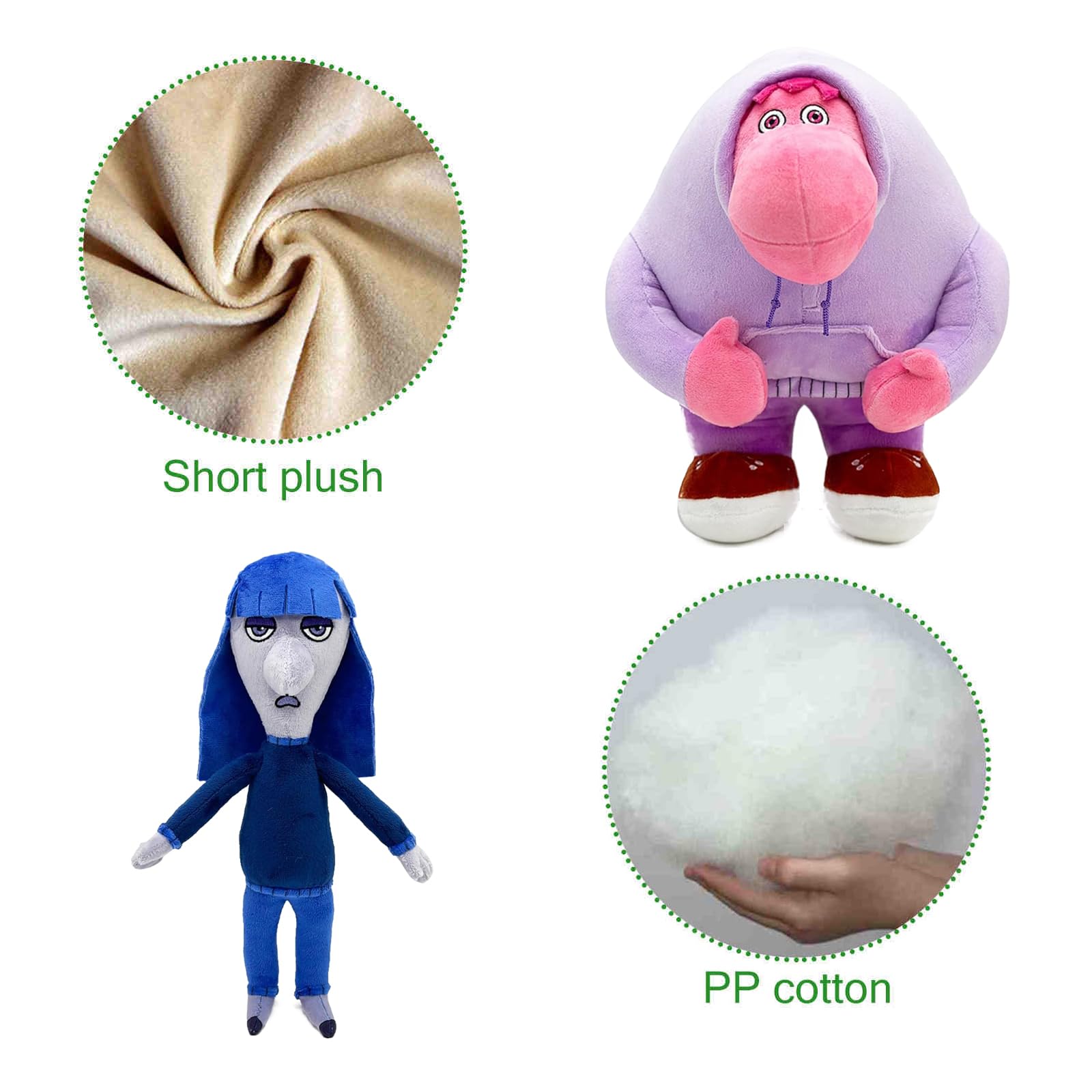 Inside Out 2 Plush Toys Set - 4PC Anxiety & Joy Stuffed Animals, Soft Pillow Plushies for Kids & Adults | Perfect Disney Pixar Movie Gift for Birthday, Christmas & Collectors | Cuddly Home Decor & Emotional Support Companion