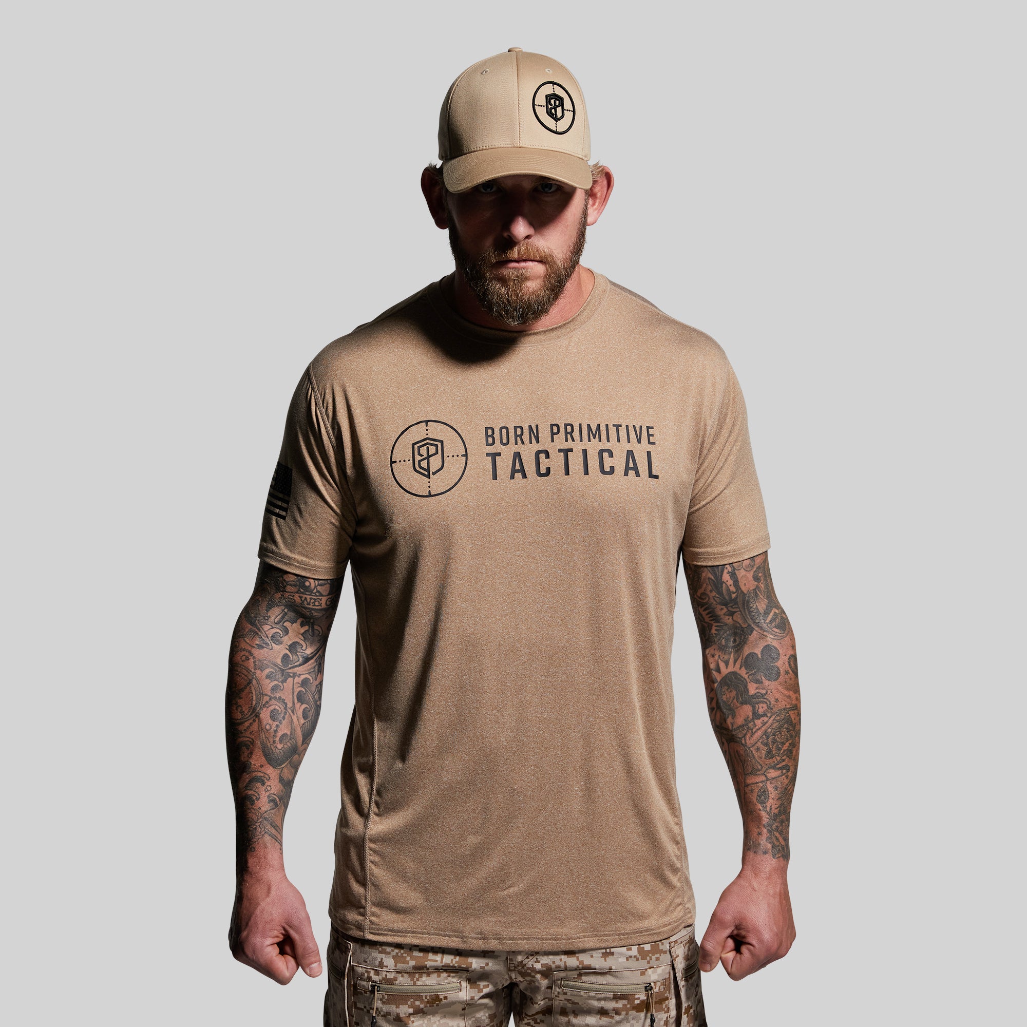 Tactical Brand Range Shirt Flag (Brown) - Durable Military Style Patch for Outdoor, Hunting, and Tactical Gear - Perfect for Jackets, Backpacks, and Uniforms