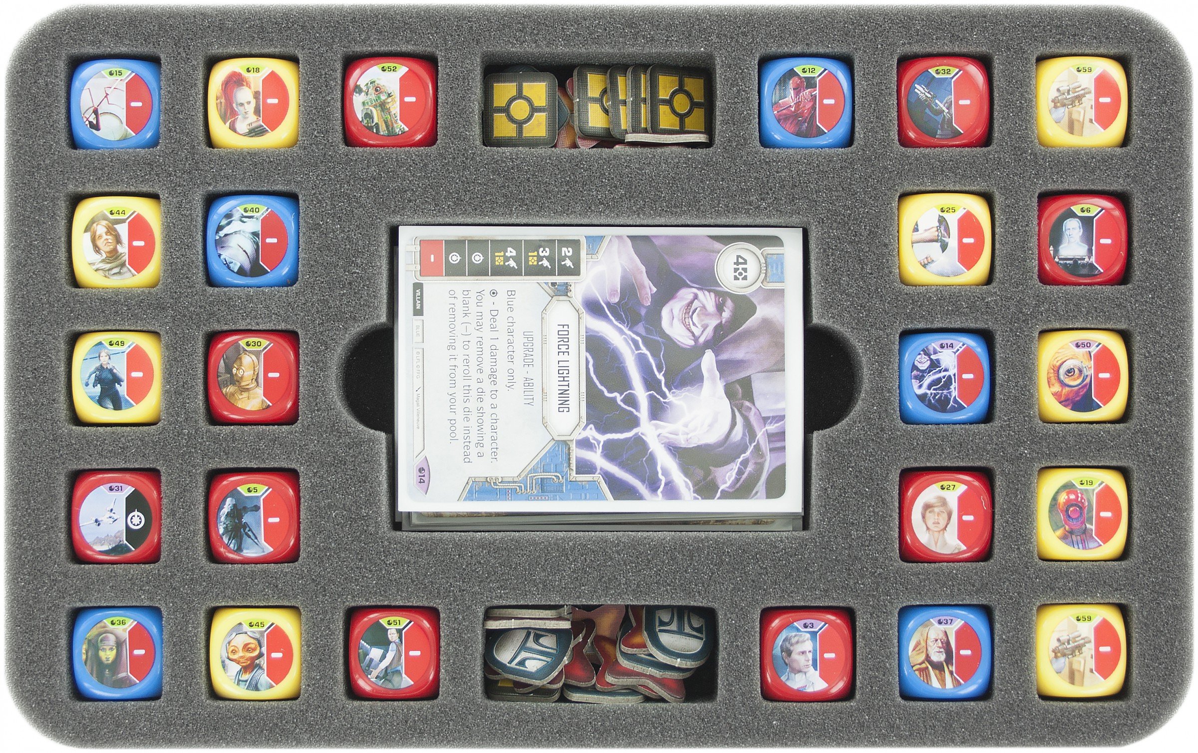 Feldherr Maxi Bag for Star Wars Destiny - Holds 12 Decks & 288 Dice | Premium Card Storage & Dice Organizer | Perfect for Game Nights & Tournaments
