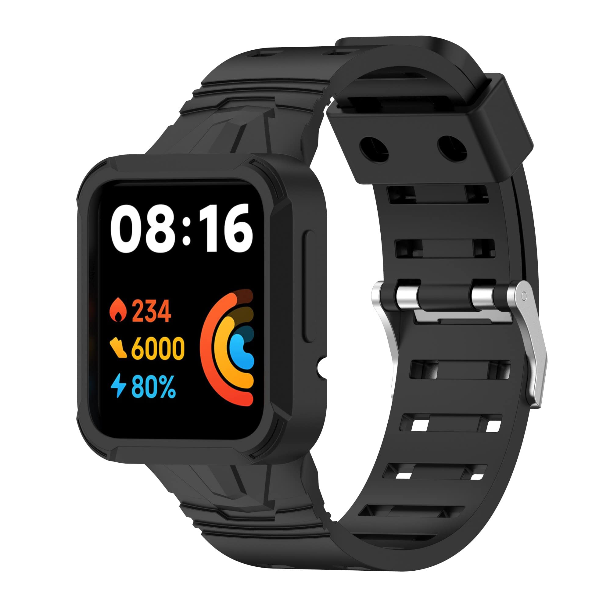 Shockproof Watch Band for Xiaomi Mi Watch 2 Lite/Redmi Watch 2 - Durable Wristband for Men & Women - Perfect for Sports & Outdoor Activities