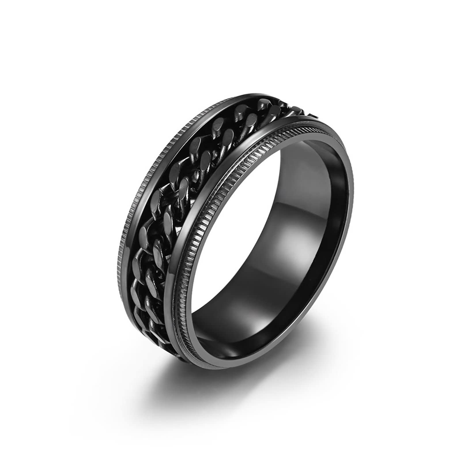 Vintage Punk Stainless Steel Engagement Ring with Bottle Opener - Unique Western Jewelry for Men & Women - Perfect for Weddings, Parties & Gifts