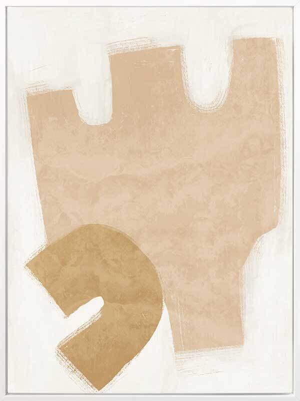 Amity Neutral Canvas Art Print - Modern Wall Decor for Living Room, Bedroom & Office - Perfect for Home & Office Decor