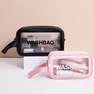 Waterproof PVC Travel Toiletry Bag for Women & Men - ARAA PAVA Zippered Cosmetic Makeup Organizer (12x22x8 inches) - Ideal for Gym, Camping, Business Trips & Daily Essentials Storage
