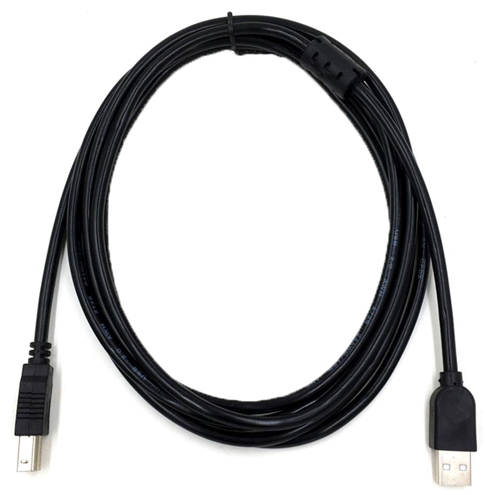 10ft USB 2.0 Printer Cable Type A Male to B Male - Compatible with XYZprinting da Vinci Mini Maker 3D Printer - High-Speed Data Transfer for 3D Printing, Scanners & More