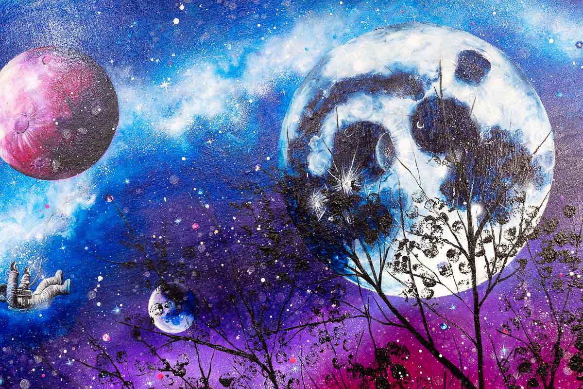 A World of Our Own - Original Artwork for Home & Office Decor | Perfect for Living Rooms, Bedrooms, and Workspaces