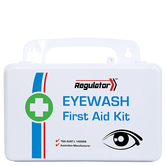 Emergency Eyewash Station - ANSI Compliant First Aid Eye Wash Module for Workplace Safety & Chemical Splash Protection - Ideal for Labs, Factories & Industrial Use