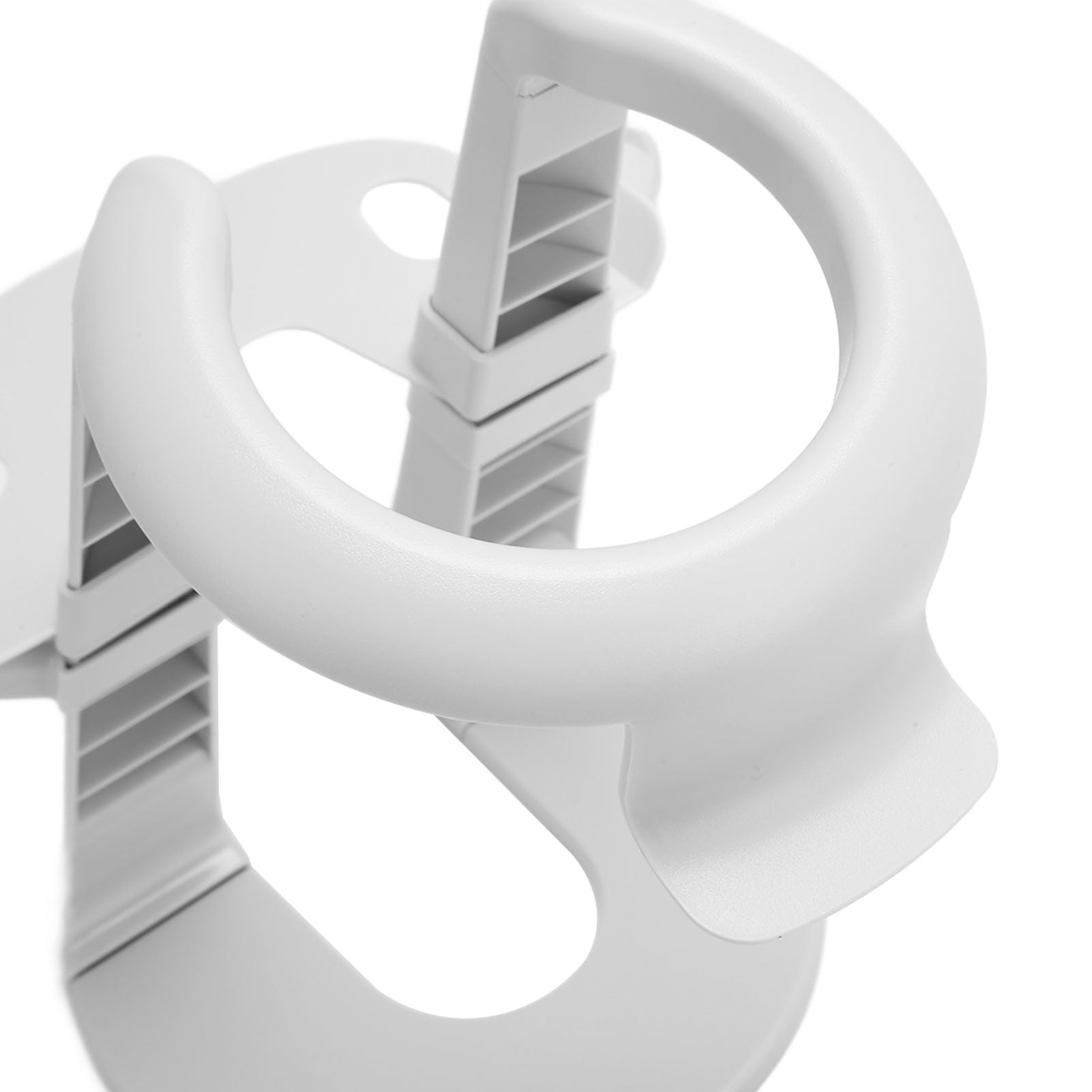 Universal VR Headset Stand for Oculus Quest 1 & 2, Rift S - Stable Round Base Design Prevents Deformation (White) - Perfect for VR Gaming Setup & Organized Storage