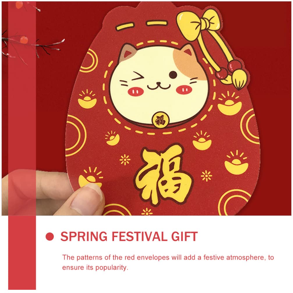 24pcs Chinese New Year Red Envelopes - Cute Cartoon Lucky Money Envelopes for Spring Festival, Asian Decor & Gift Giving | Perfect for Lunar Celebrations, Birthday Gifts & Cultural Events