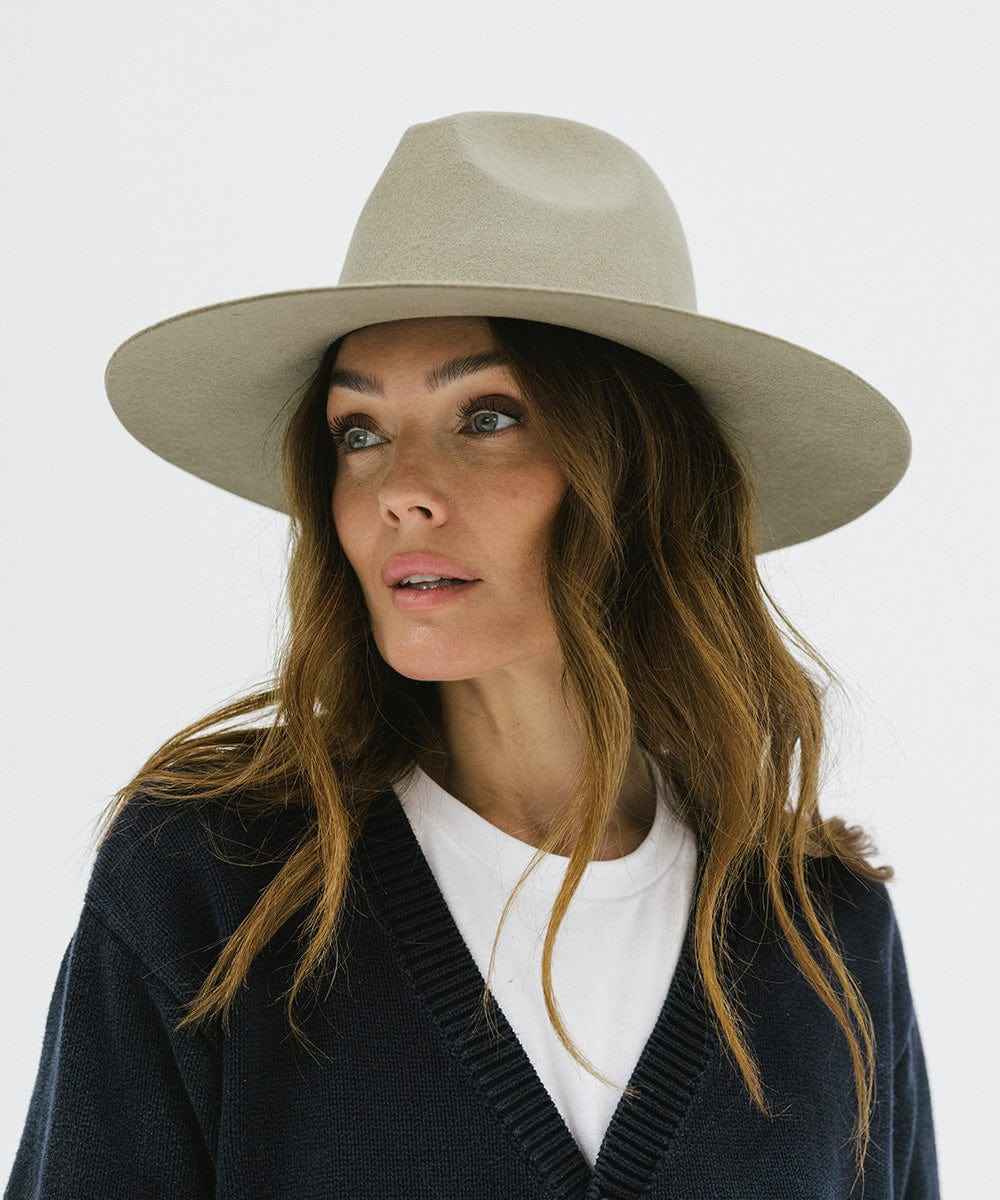 Emma Wide Brim Fedora Hat for Women - Stylish Sun Hat with UPF 50+ Protection - Perfect for Beach, Outdoor, and Summer Fashion