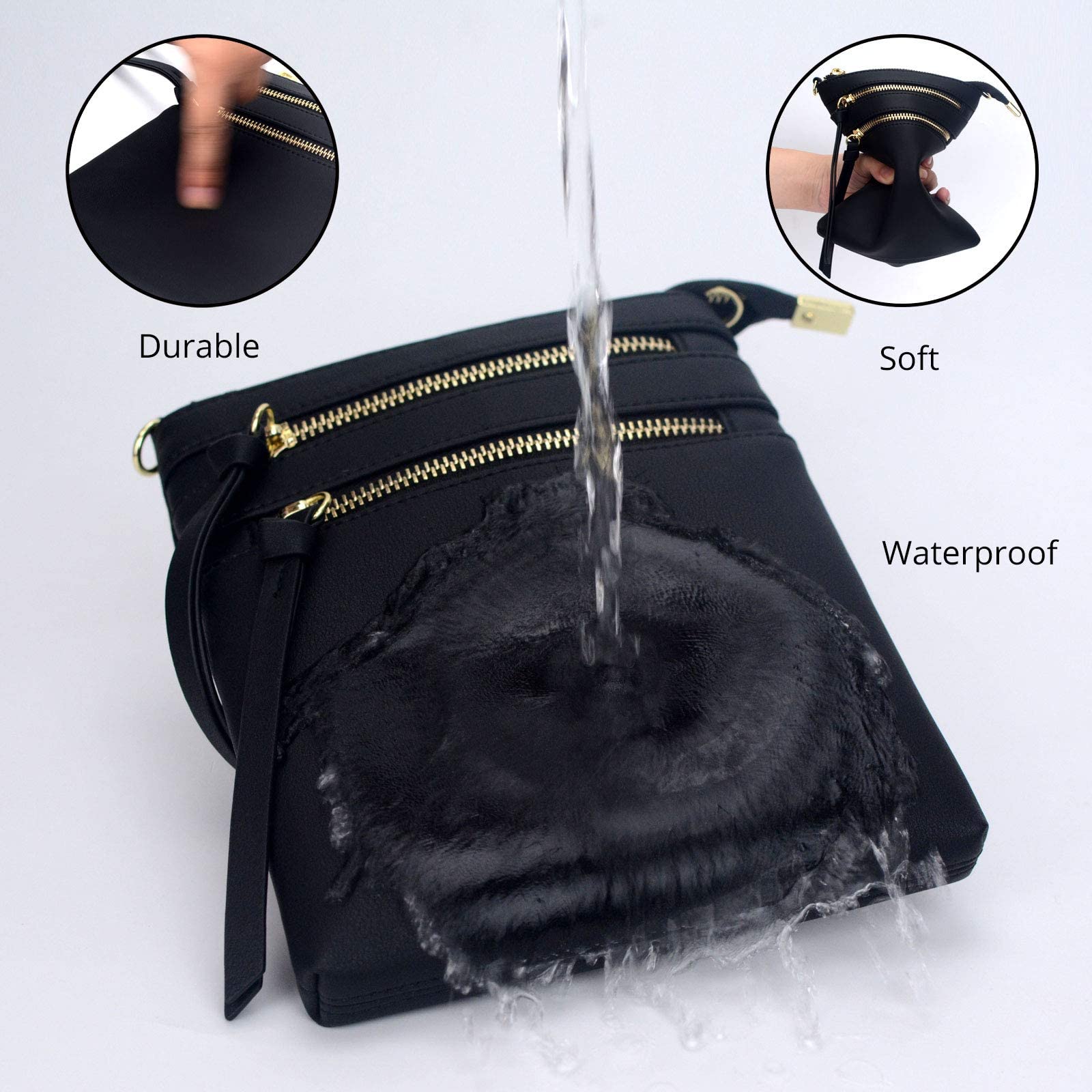 Bveyzi Slim Crossbody Purse & Wallet for Women - Everyday Essentials