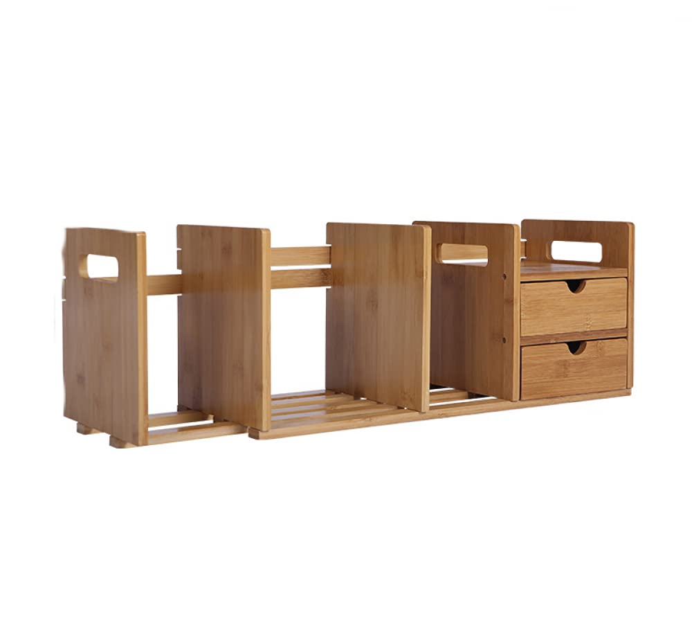 Expandable Desktop Storage Rack with 2 Drawers - Office & Home Organizer for Files, Supplies & Stationery | Perfect Workspace & Study Organization Solution