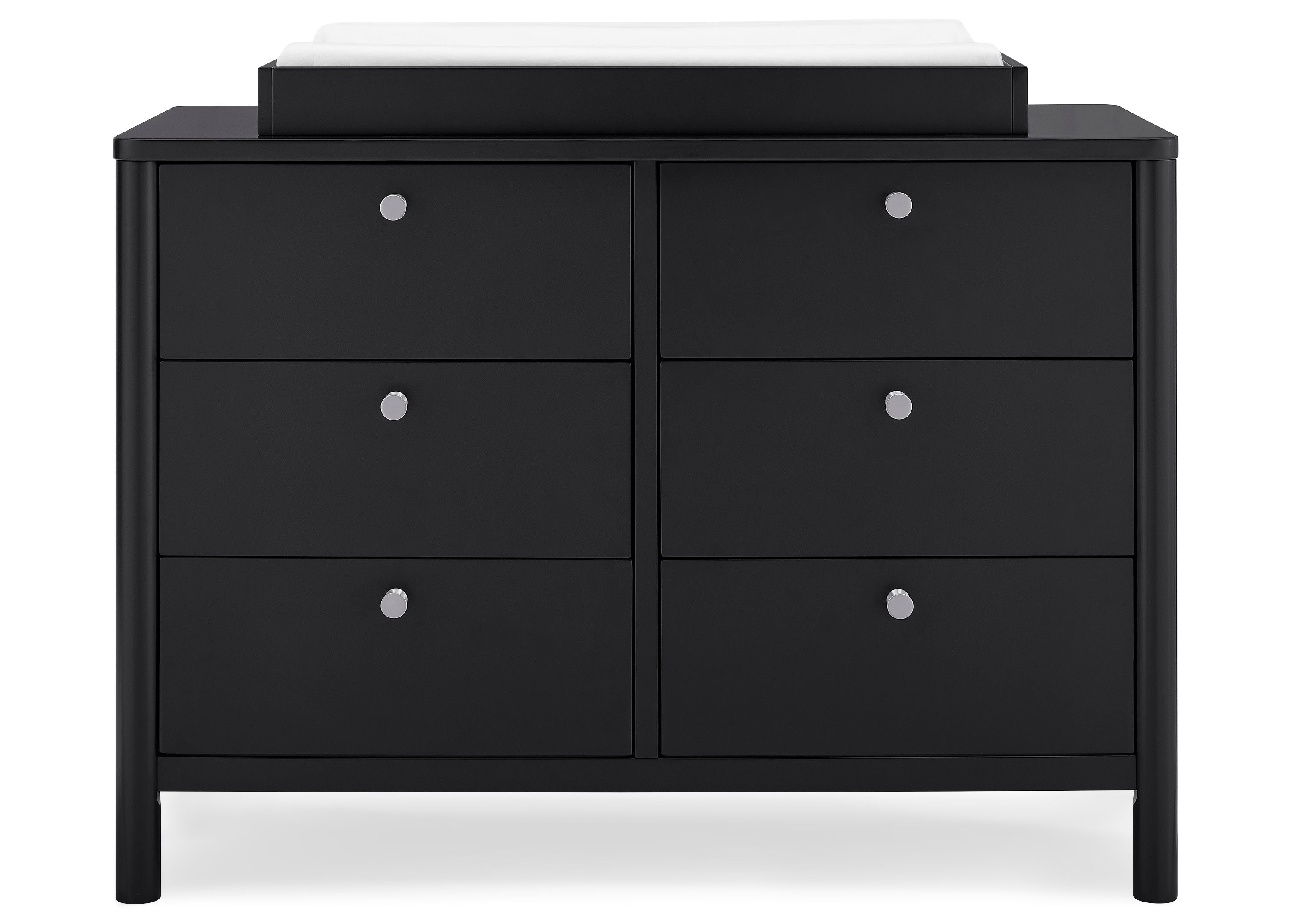 Brooks 6 Drawer Dresser with Interlocking Drawers - Sturdy Wooden Bedroom Furniture for Clothes Storage | Perfect for Master Bedroom, Guest Room & Nursery Organization