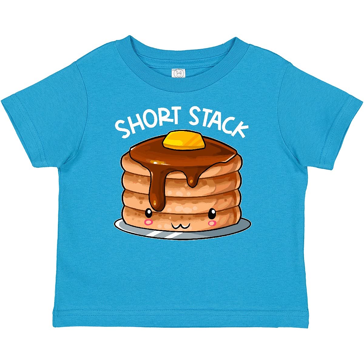 Inktastic Short Stack Cute Pancake Breakfast Baby T-Shirt - Adorable Graphic Tee for Toddlers & Infants - Perfect for Family Breakfast, Playdates & Photo Shoots