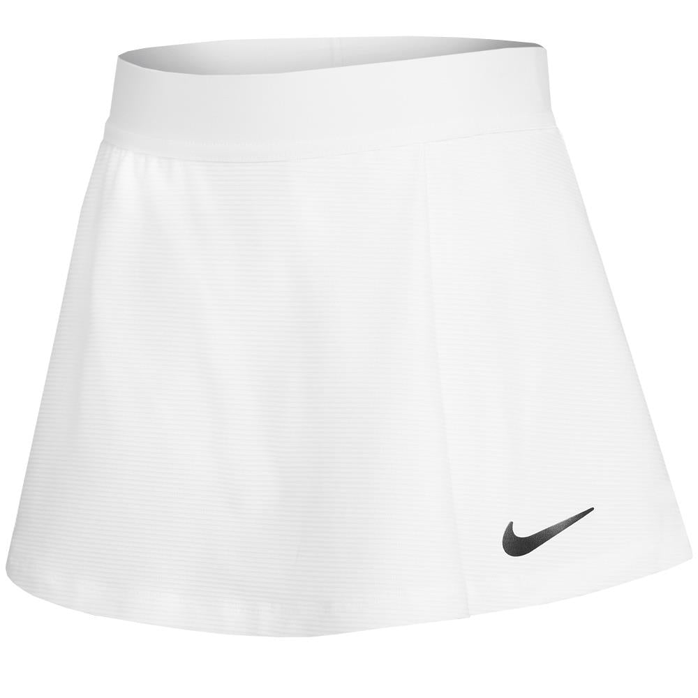 Nike Girls Victory Flouncy Skirt - White | Tennis Skirt for Girls | Perfect for Sports, School & Casual Wear