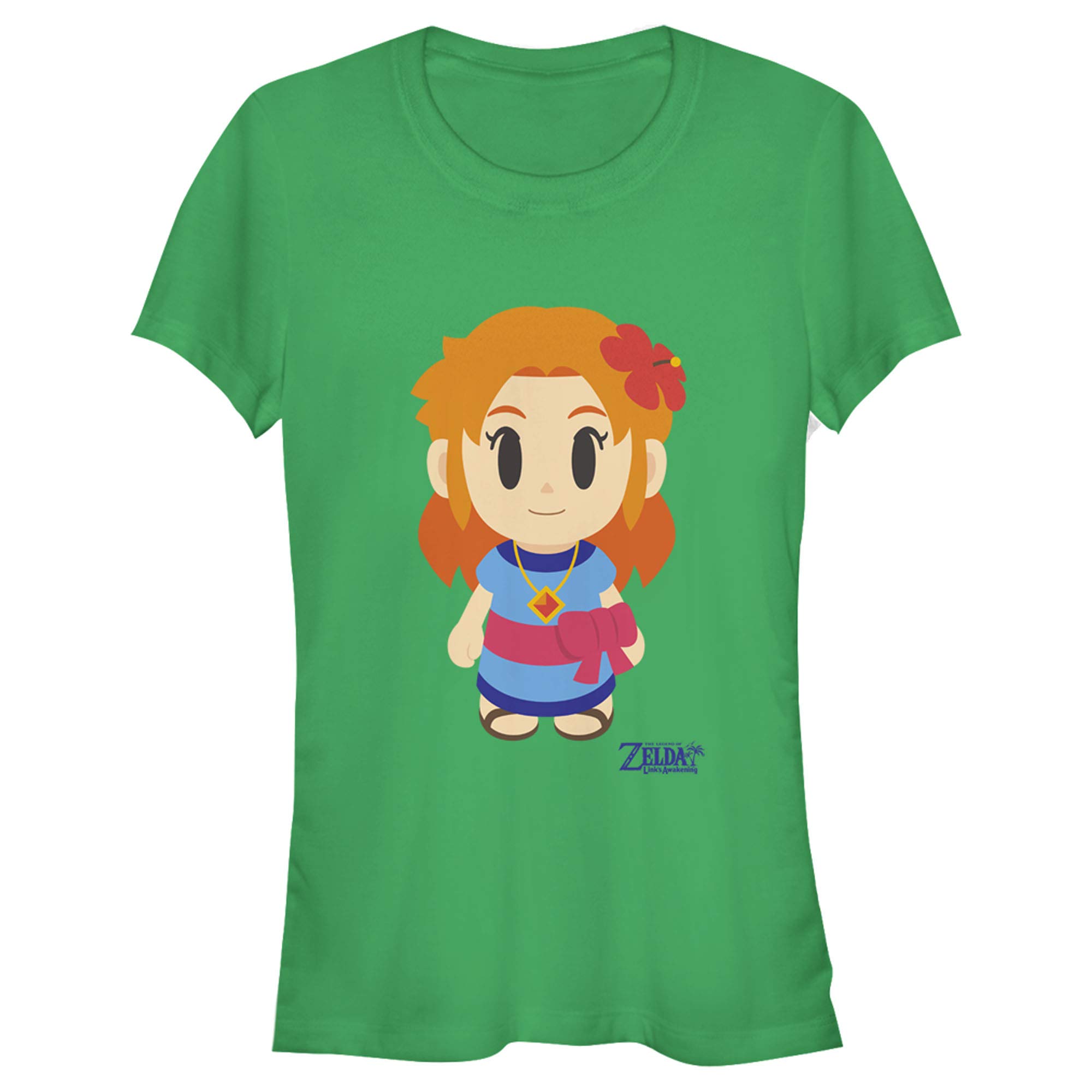 Nintendo Legend of Zelda Link's Awakening Marin Graphic T-Shirt for Kids - Perfect for Gaming Fans & Cosplay Costumes