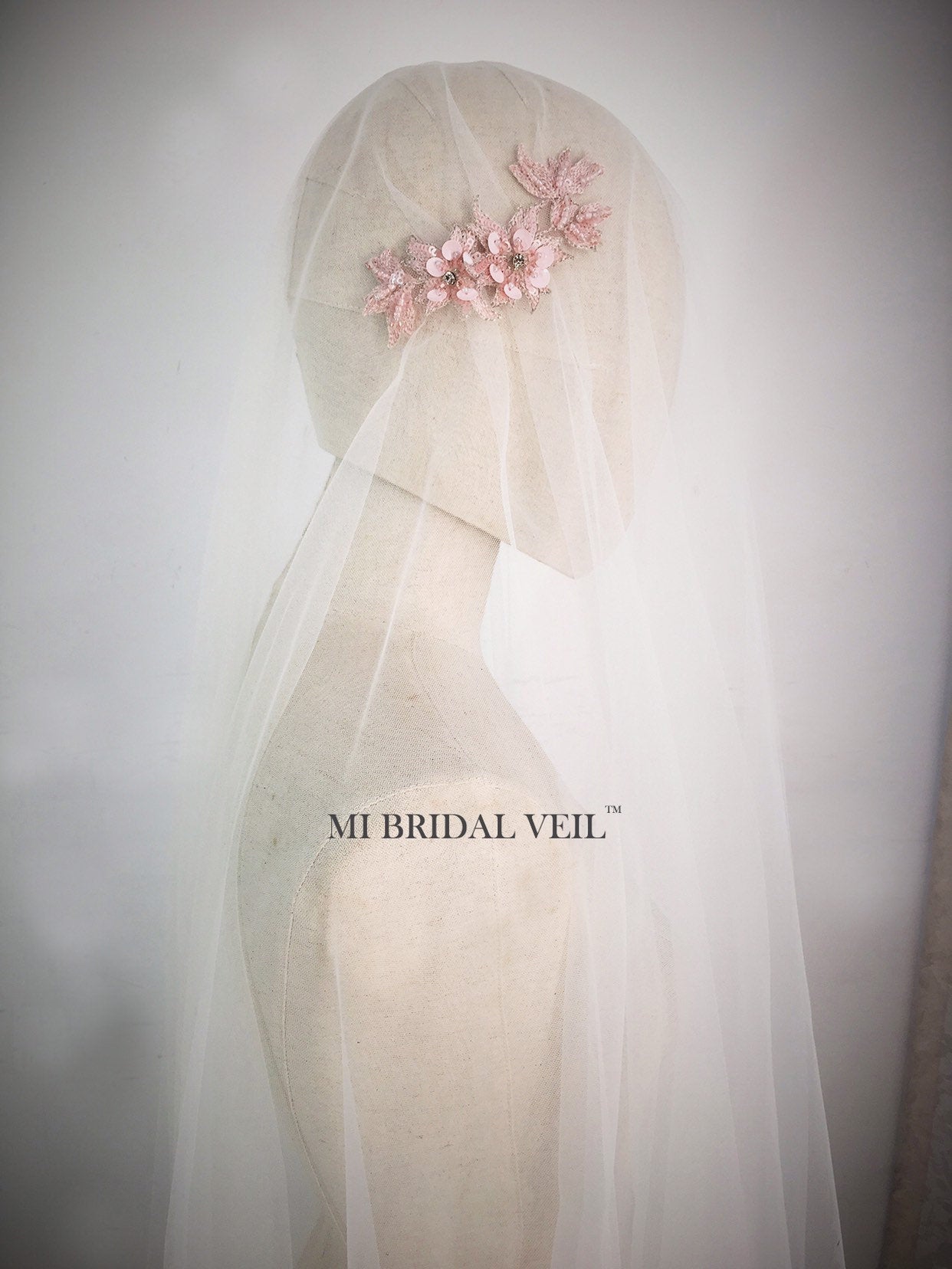 Juliet Cap Veil with Beaded Details - Vintage Wedding Veil for Brides | Perfect for Boho, Classic & Romantic Weddings