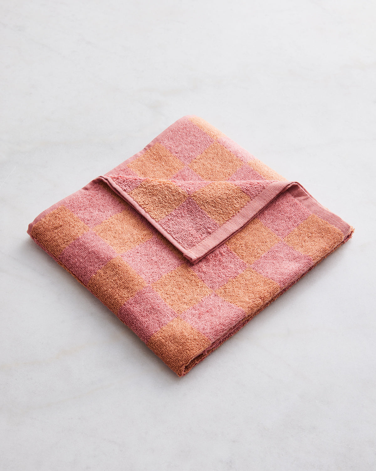 Organic Pink Clay & Hazelnut Exfoliating 100% French Flax Linen Terry Hand and Face Towel - Gentle Spa Quality for Sensitive Skin, Perfect for Facial Cleansing & Luxury Bathroom Use