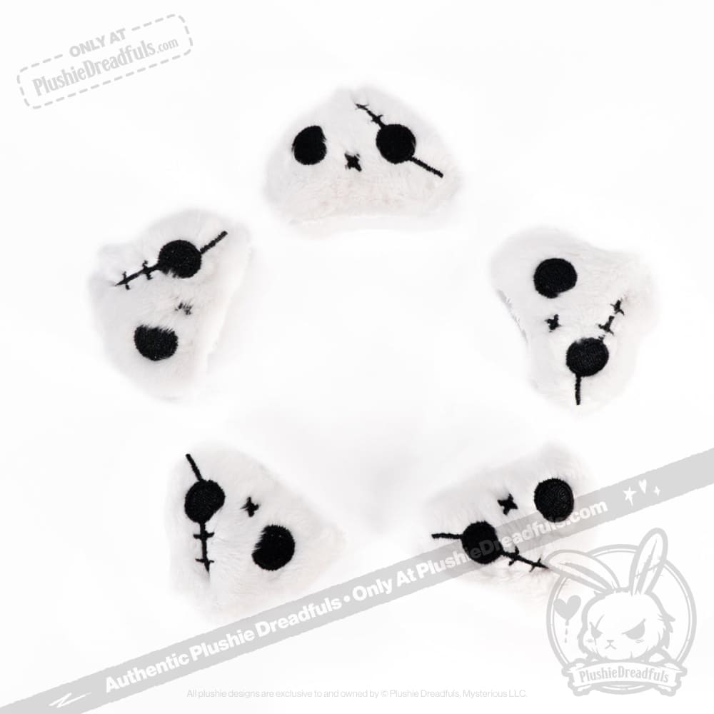 Skelly Bun Mini Plushies - Cute DIY Stuffed Animal Toys for Crafting, Gifts & Home Decor | Kawaii Skeleton Bunny Plush for Desk, Bedroom & Car Accessories