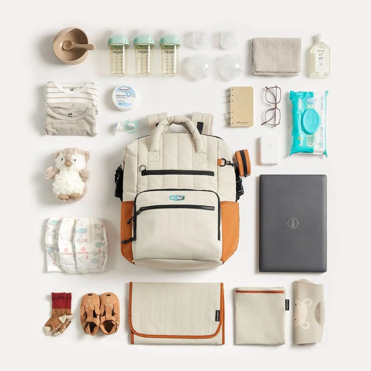 Paz 25L Waterproof Diaper Backpack for Baby Essentials - Perfect for Travel, Daycare & Parenting On-the-Go