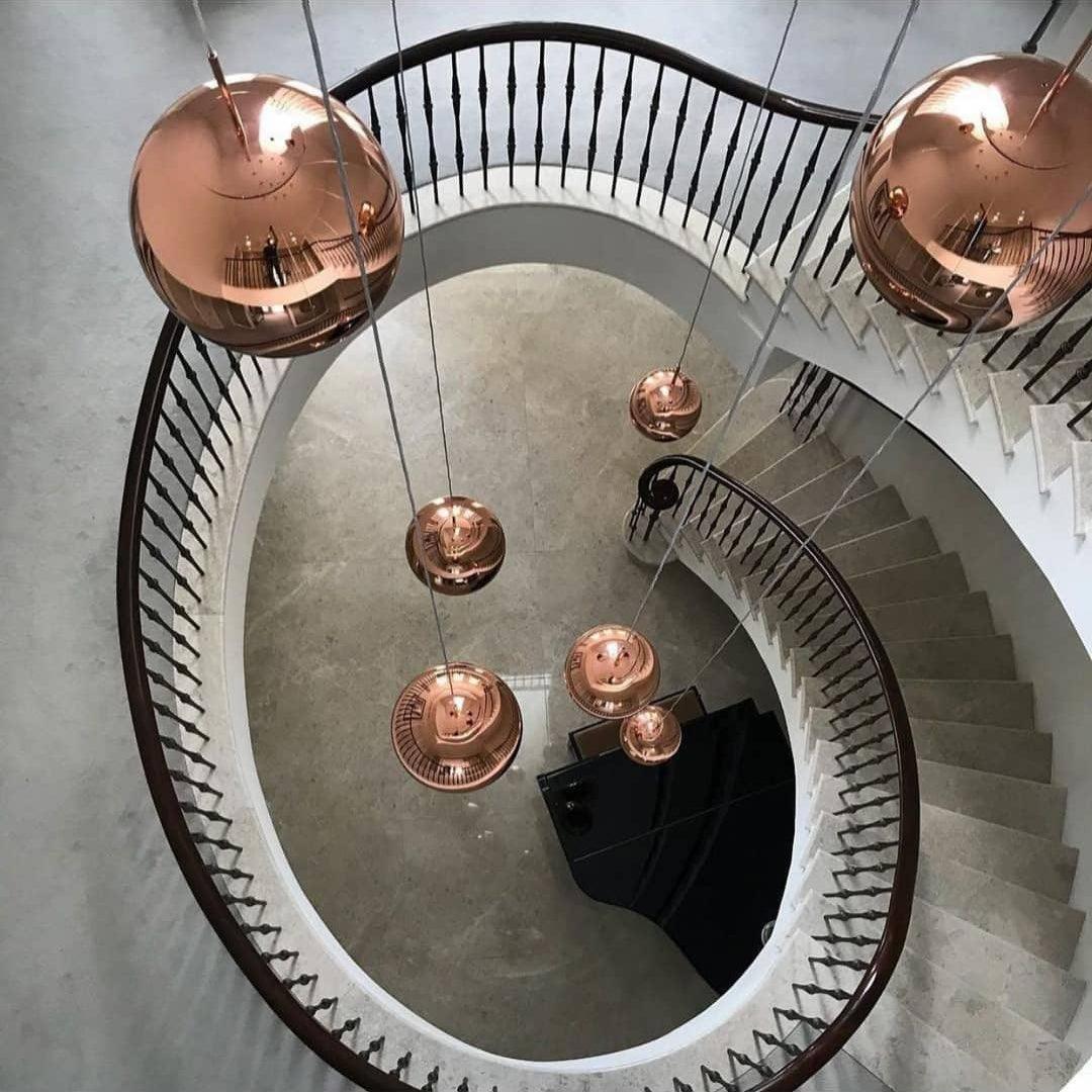 Modern Multi Lava Round Pendant Lamp - Stylish Hanging Light Fixture for Living Room, Bedroom, or Dining Room Decor
