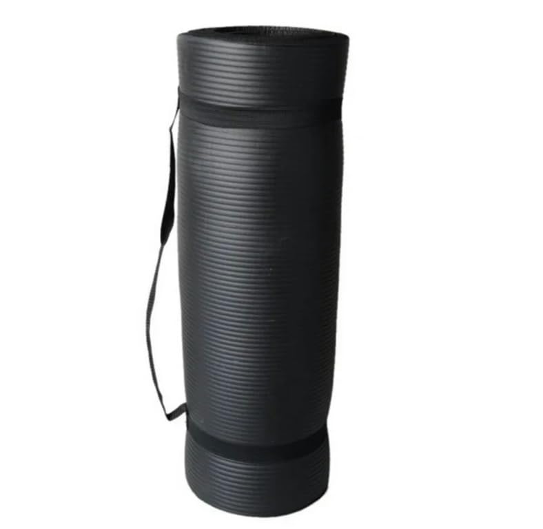 Premium Black Yoga Mat Harness Strap - Adjustable Carrying Sling for Yoga, Exercise & Fitness - Perfect for Gym, Travel & Outdoor Workouts