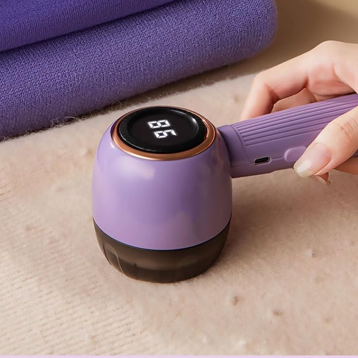 Portable Lint & Pet Hair Remover for Clothes - Reusable Fabric Shaver for Sweaters, Couches & Household Use