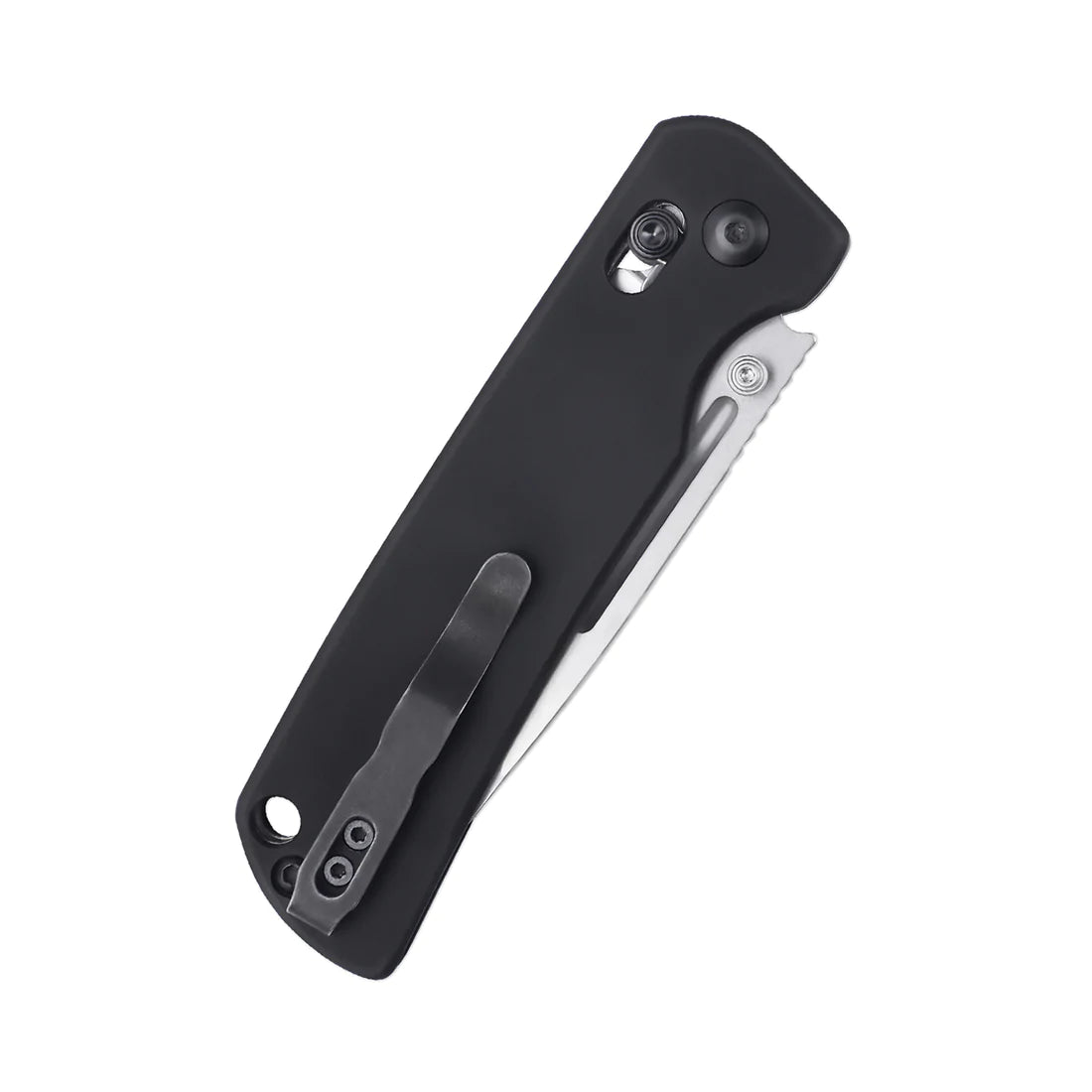 Kizer Escort Ki4481A1 Folding Pocket Knife - CPM 20CV Steel Blade & Black Aluminum Handle - EDC, Camping, Outdoor Survival Gear